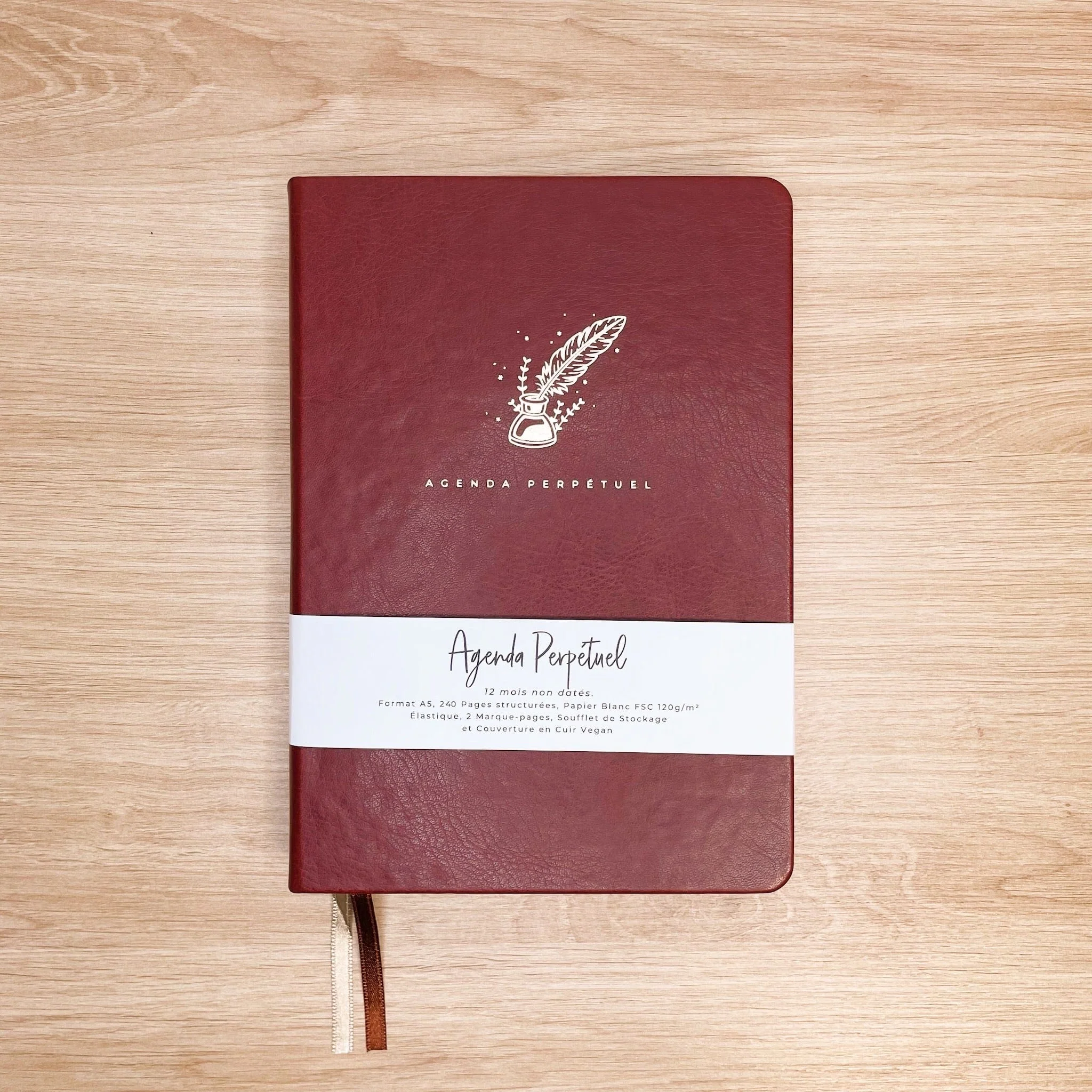 Agenda Perpétuel "Americano", nouvelle édition - Carnet A5