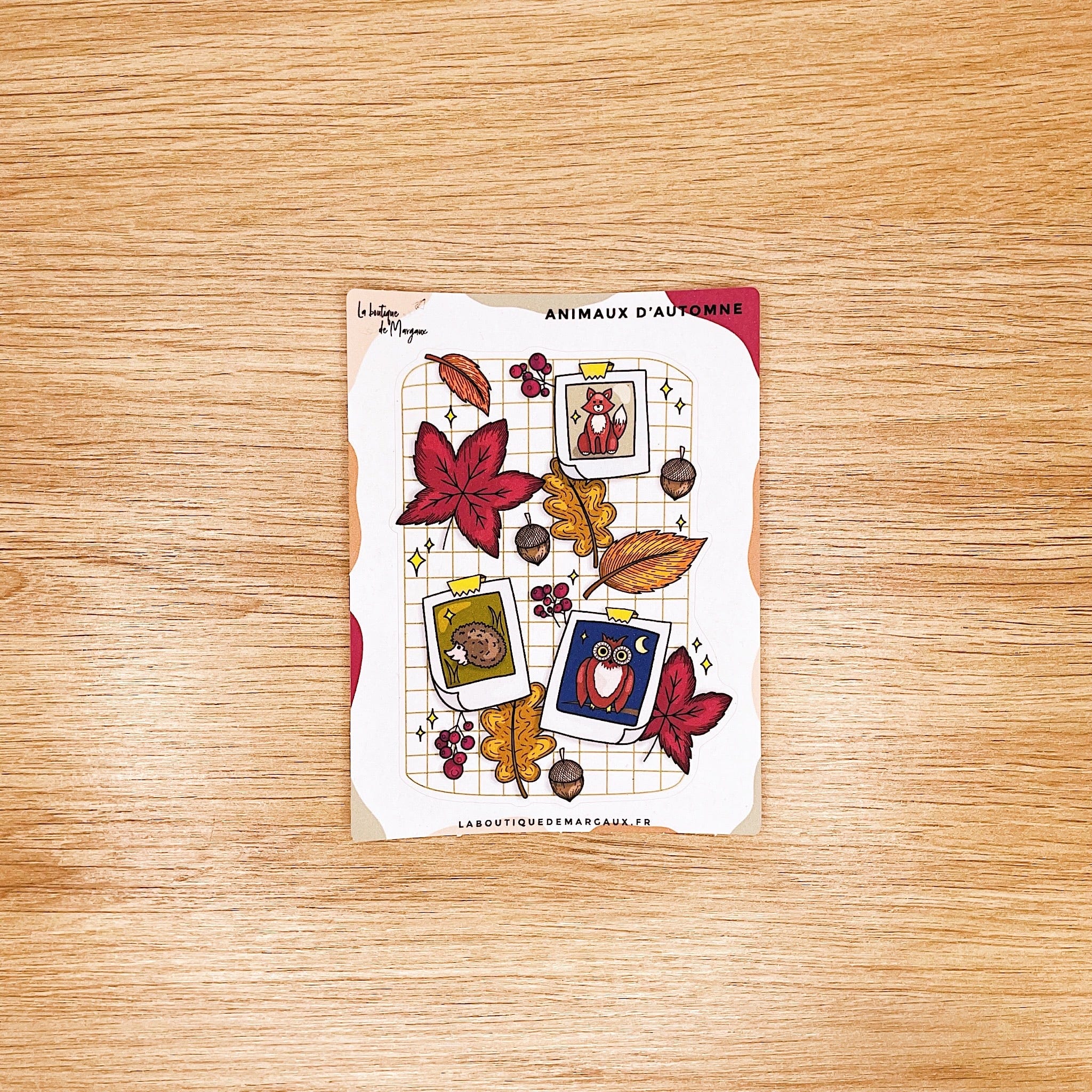 Feuilles & fruits des bois - Stickers C7 - Image 2