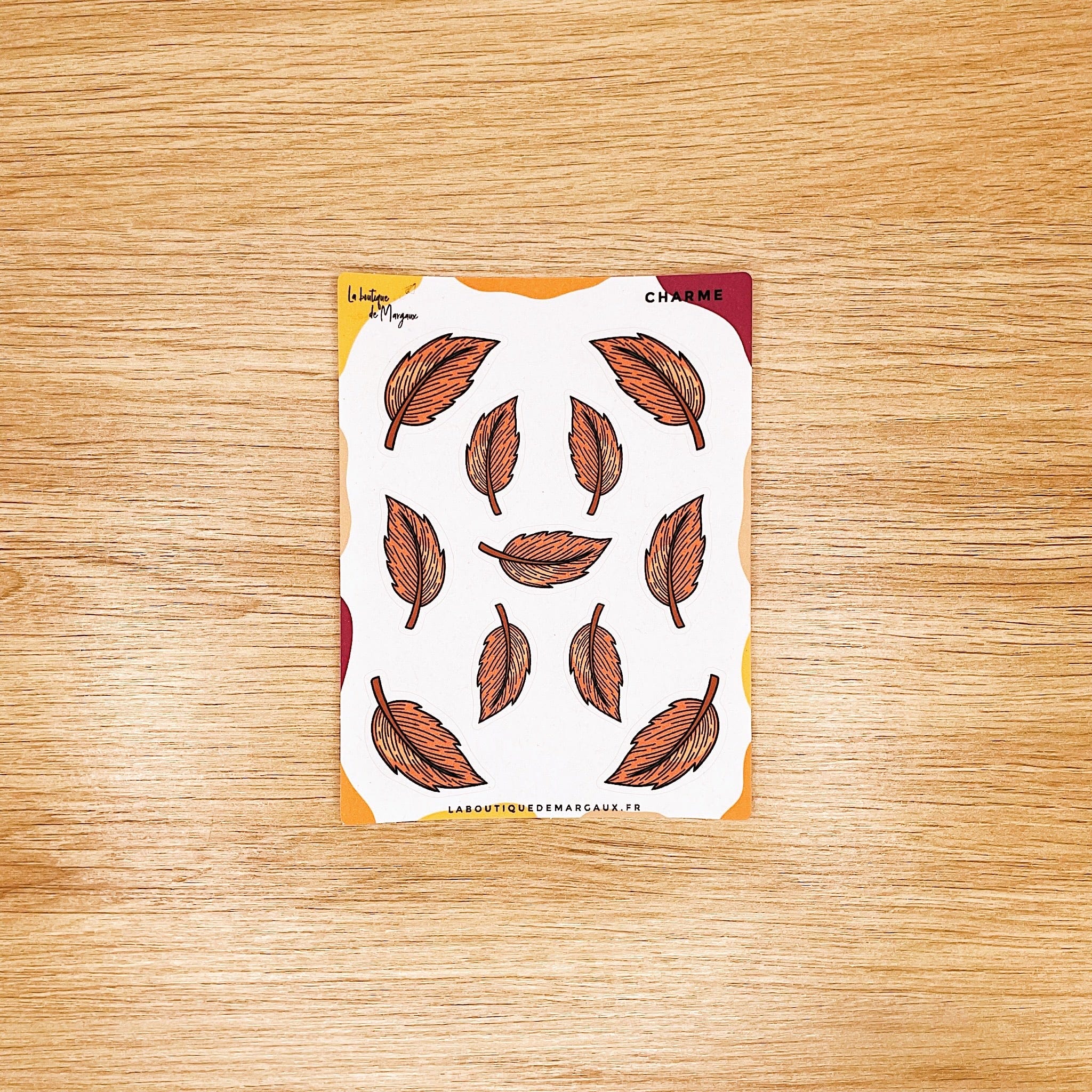 Feuilles & fruits des bois - Stickers C7 - Image 5
