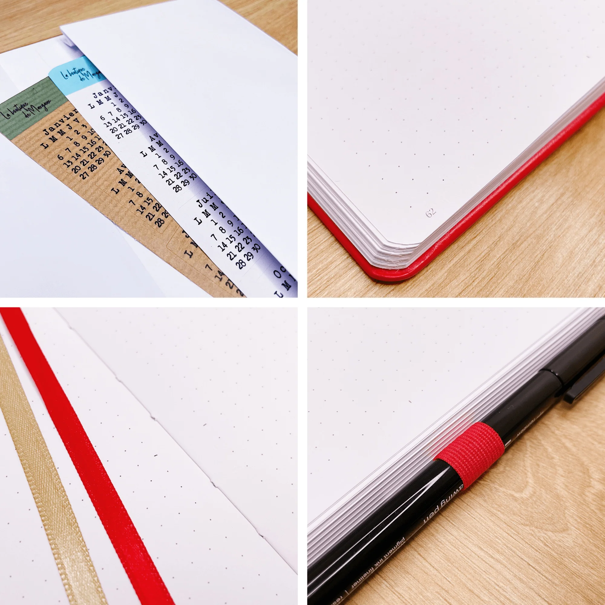 Bullet Journal l'Organisé "Fraise"- Carnet A5 - Image 3