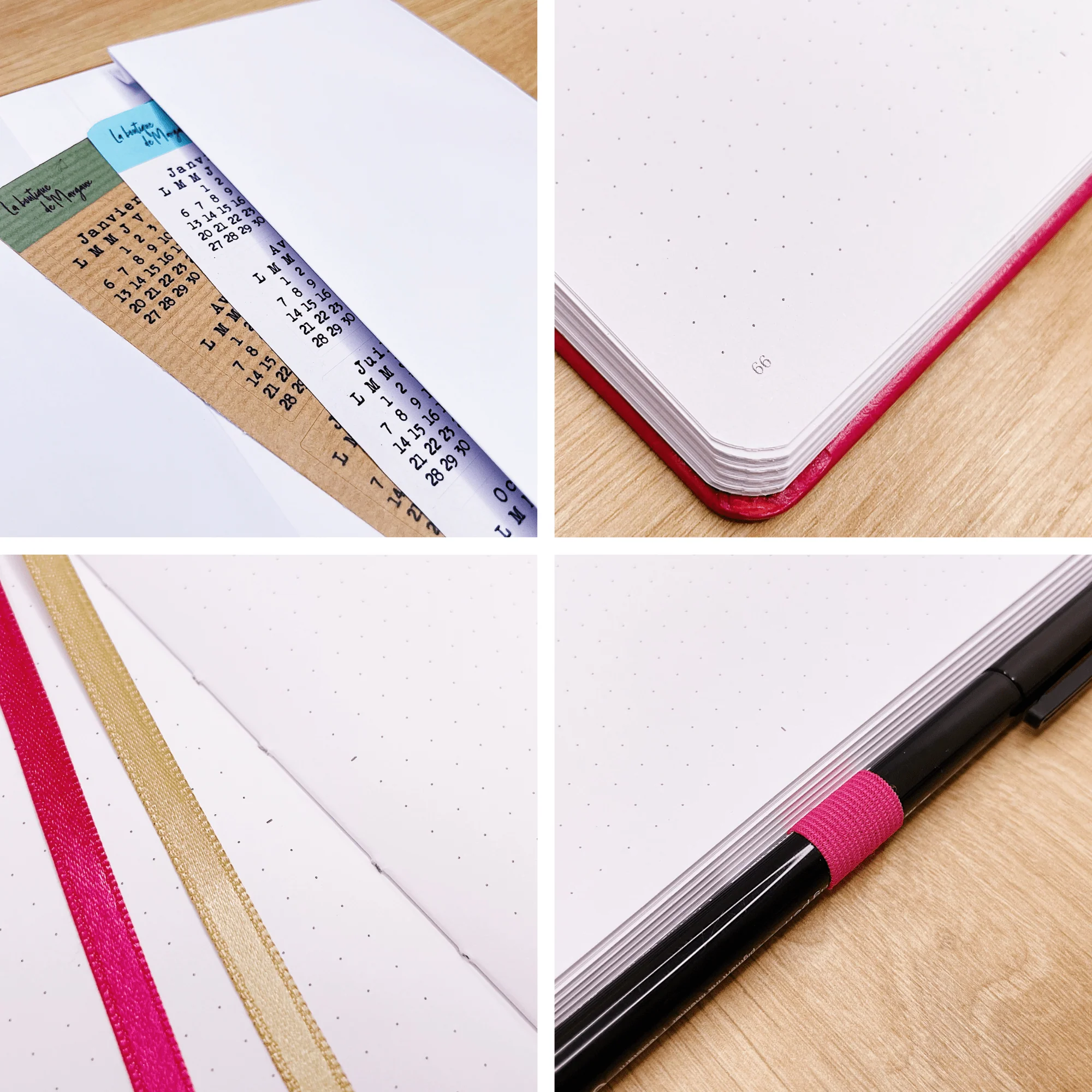 Bullet Journal l'Organisé "Framboise"- Carnet A5 - Image 3