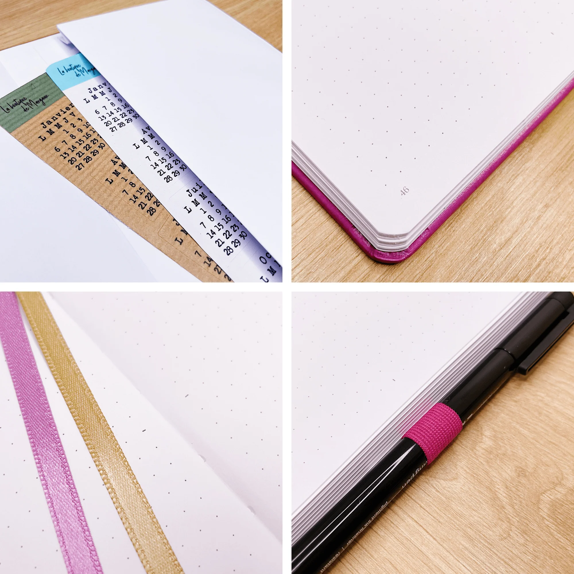 Bullet Journal l'Organisé "Myrtille"- Carnet A5 - Image 3