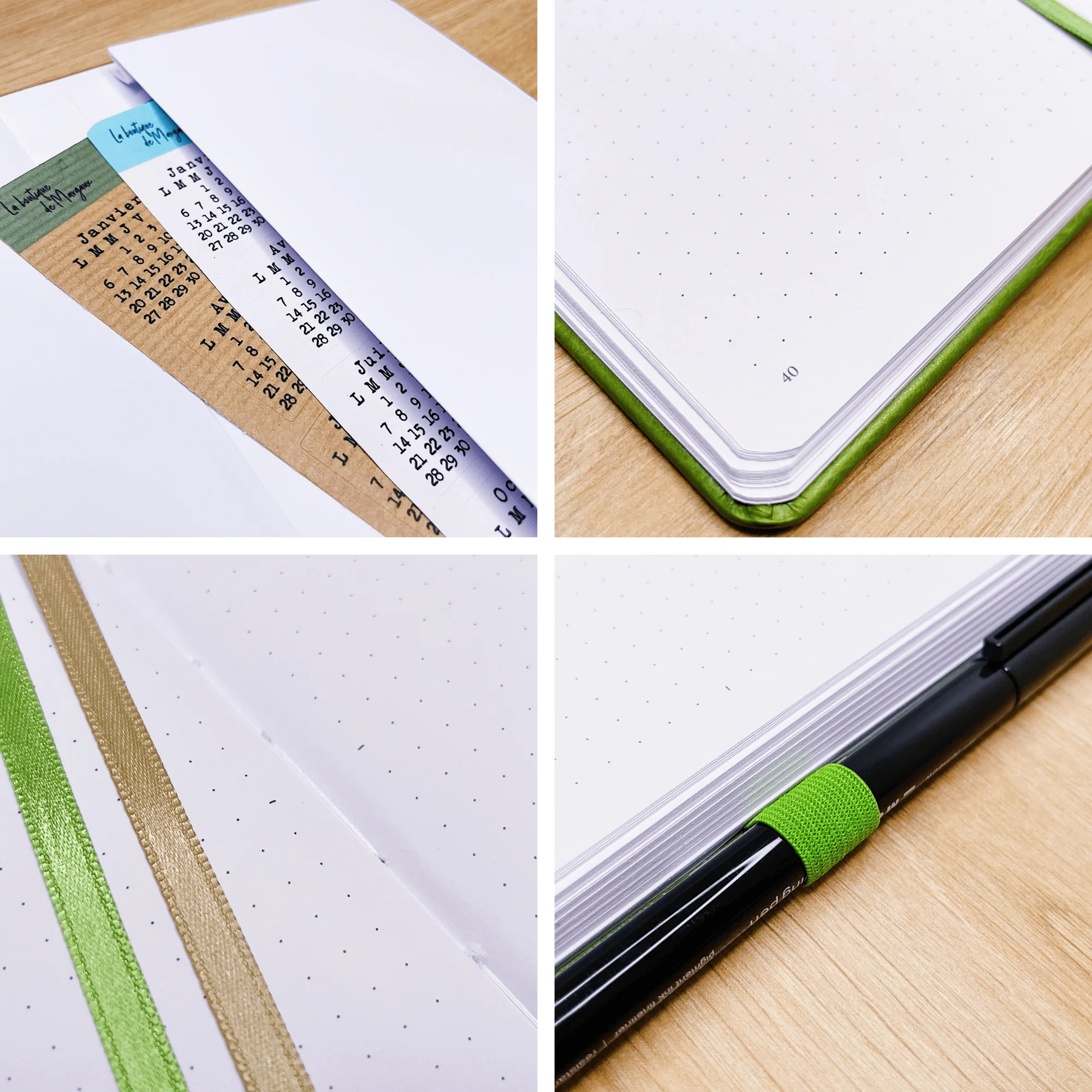 Bullet Journal l'Organisé "Trèfle"- Carnet A5 - Image 4