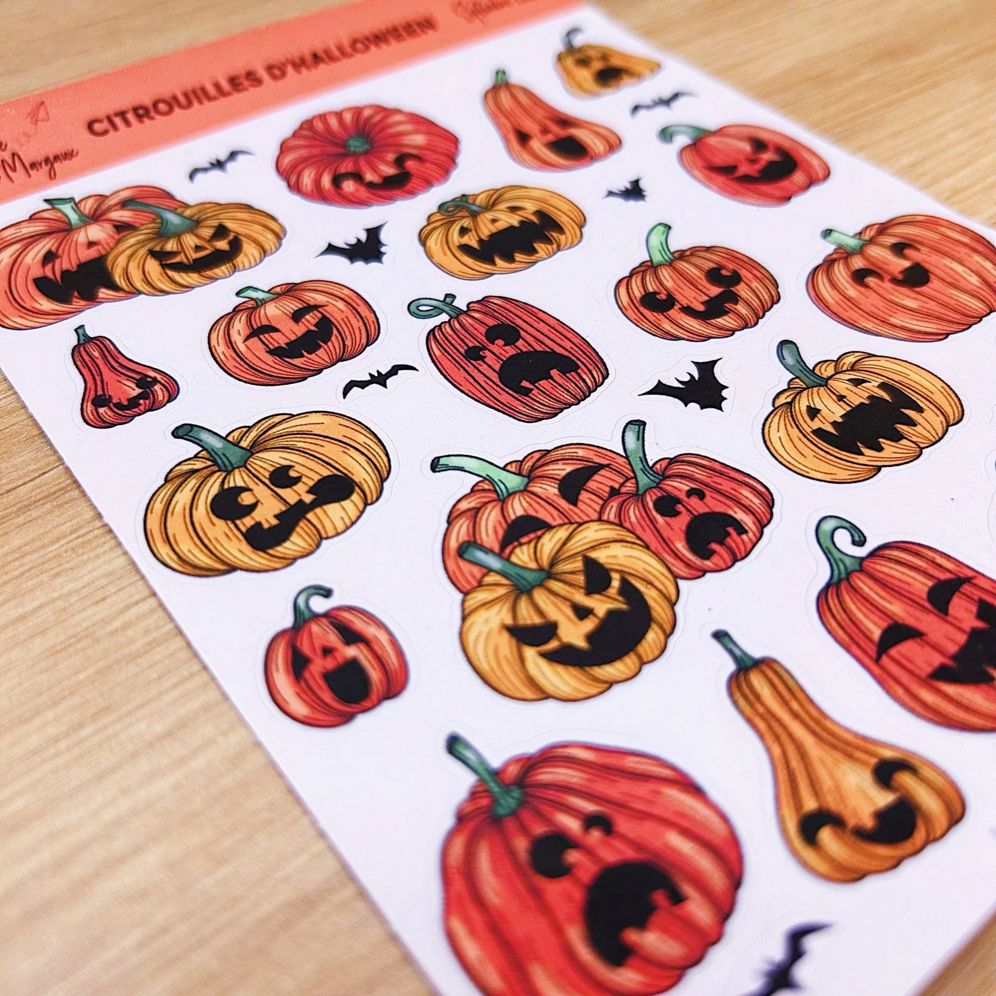 Citrouilles d'Halloween - Stickers - Image 2