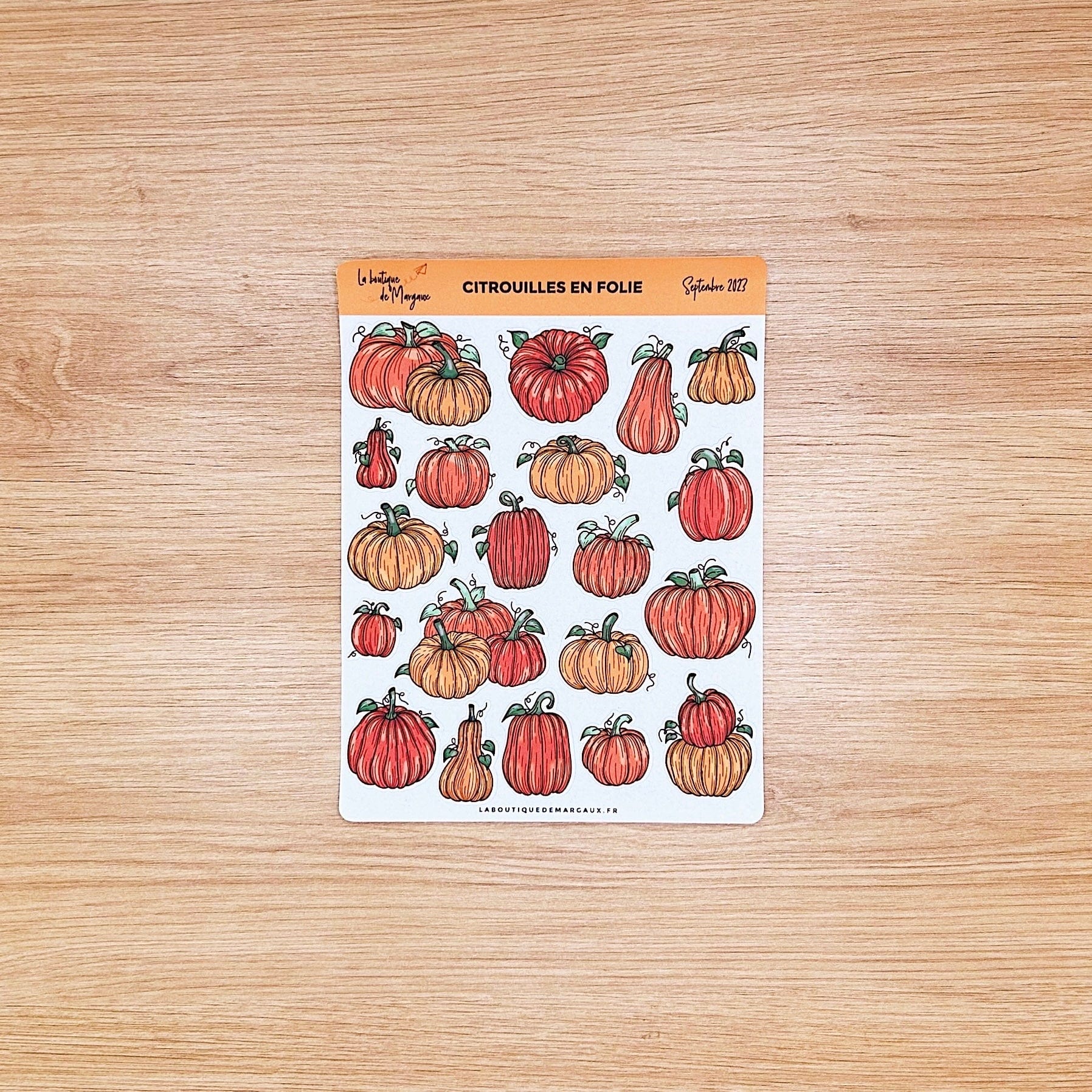 Citrouilles en folie - Stickers