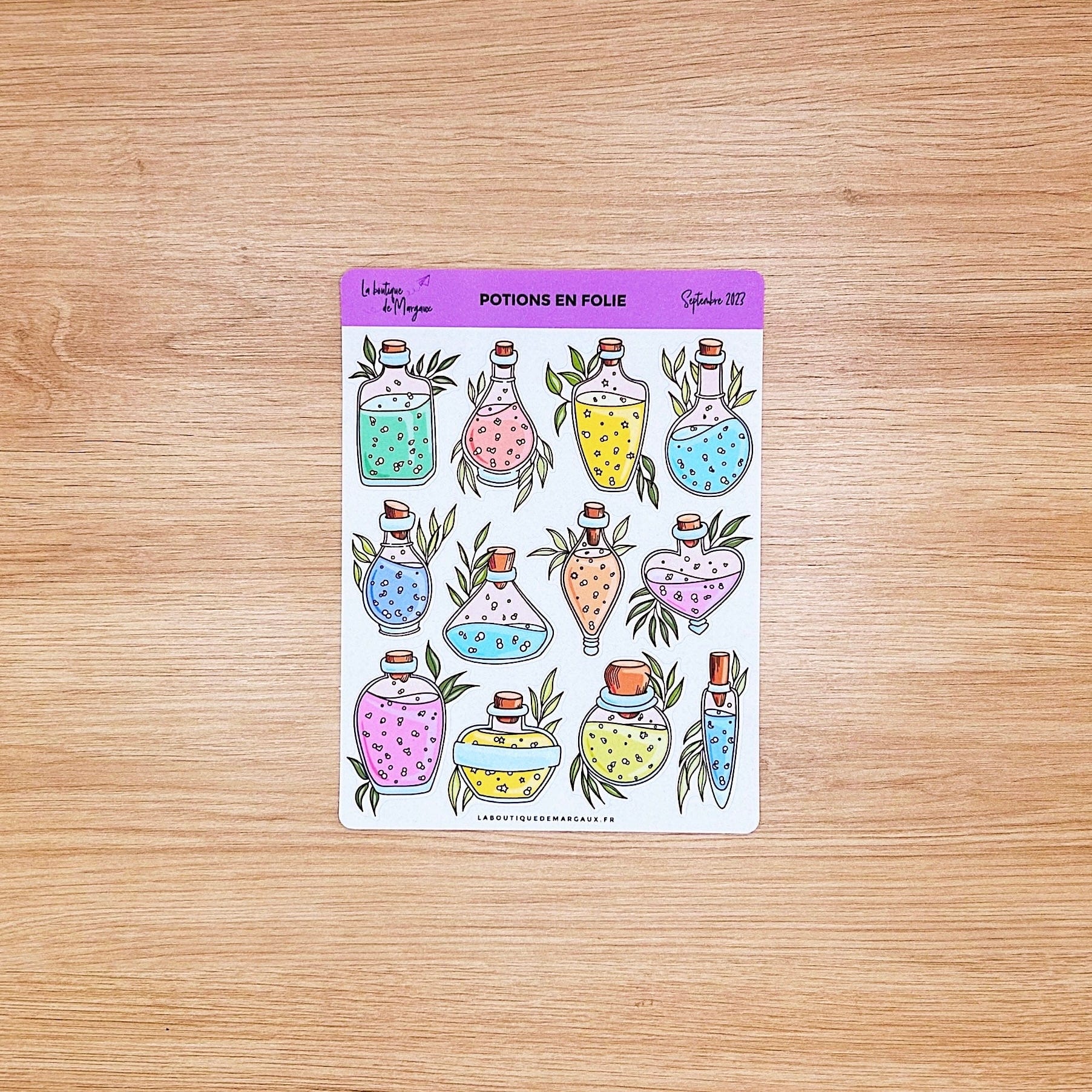 Potions en folie - Stickers