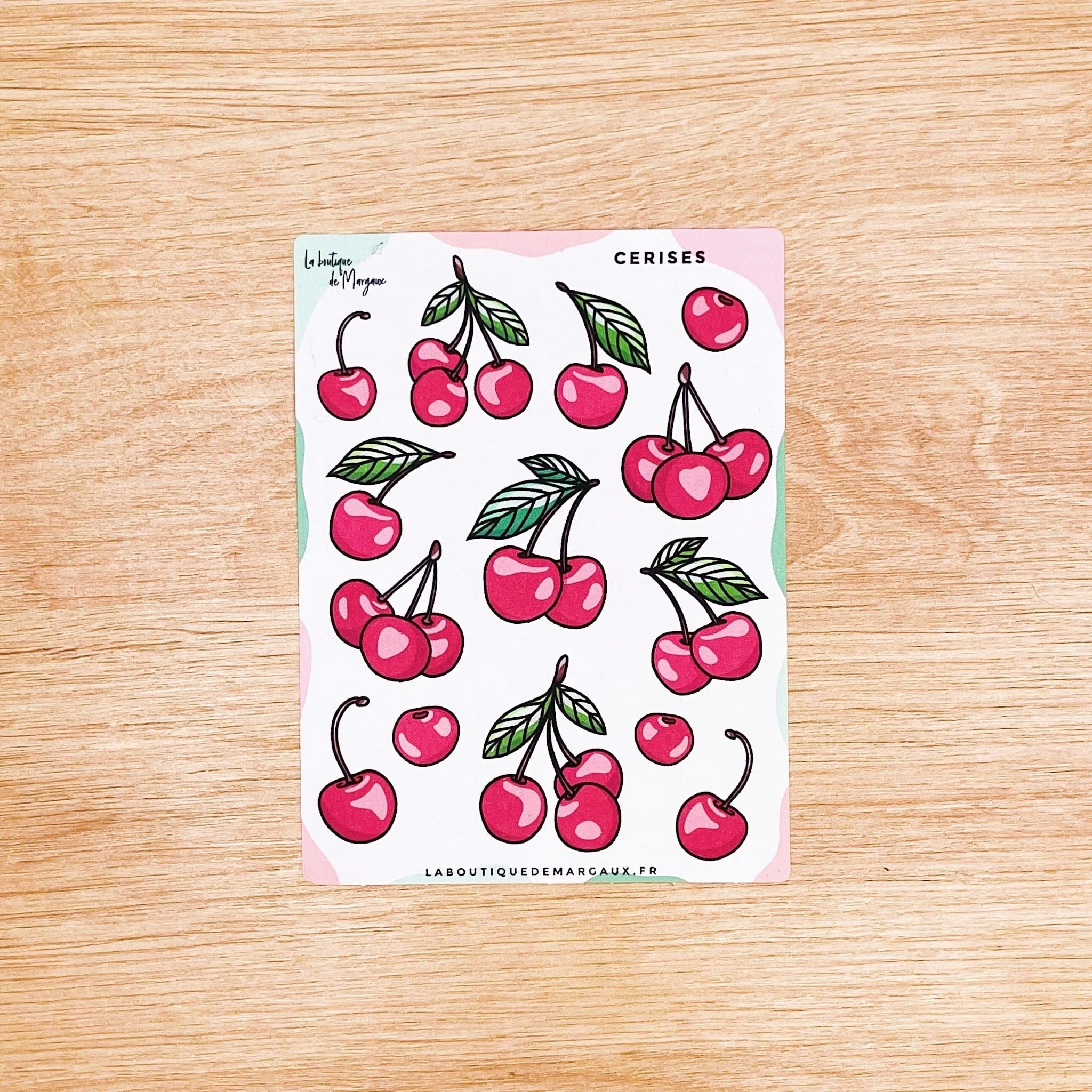 Fruits rouges - Stickers C7 - Image 3