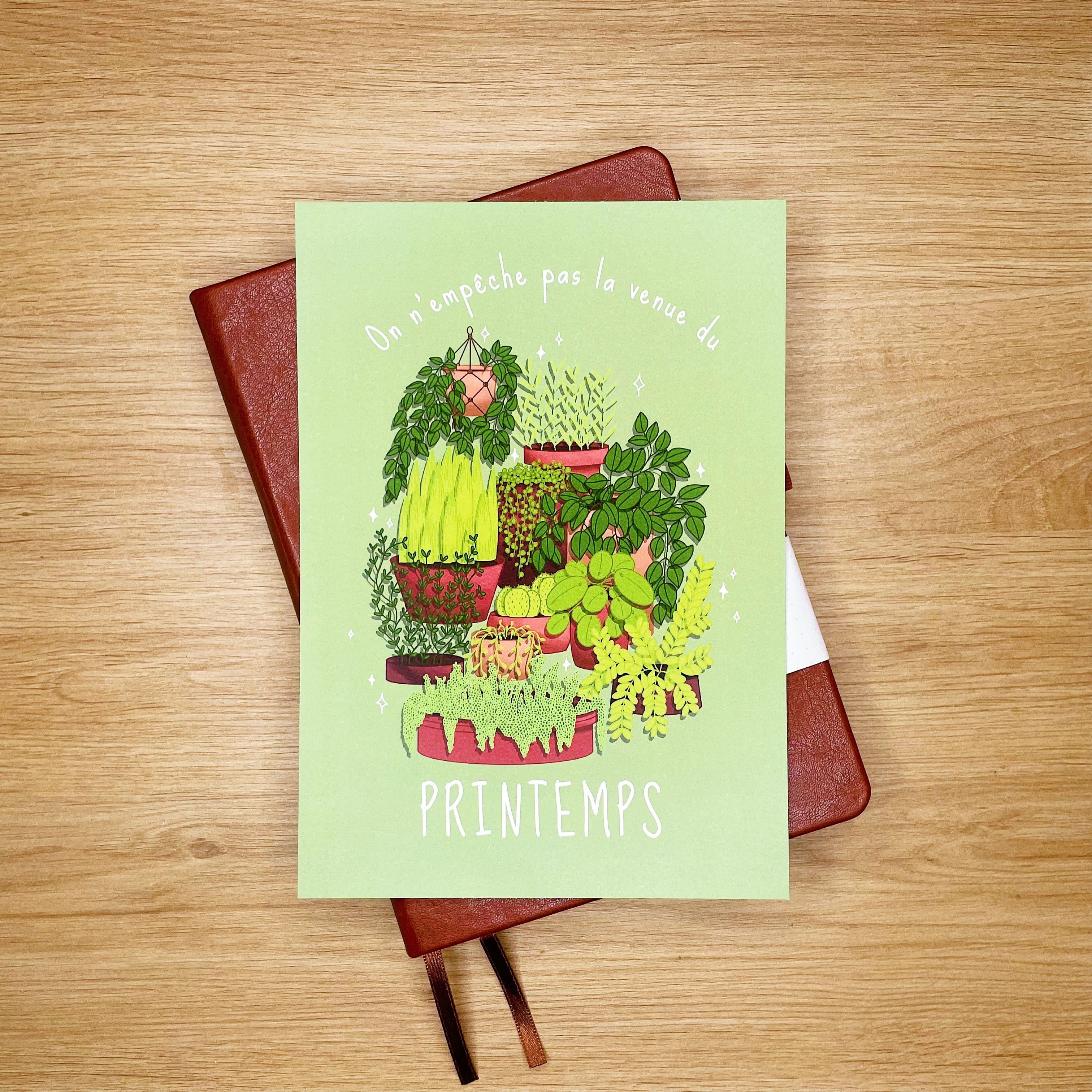Illustration "Printemps" - Affiche A5 - Image 3