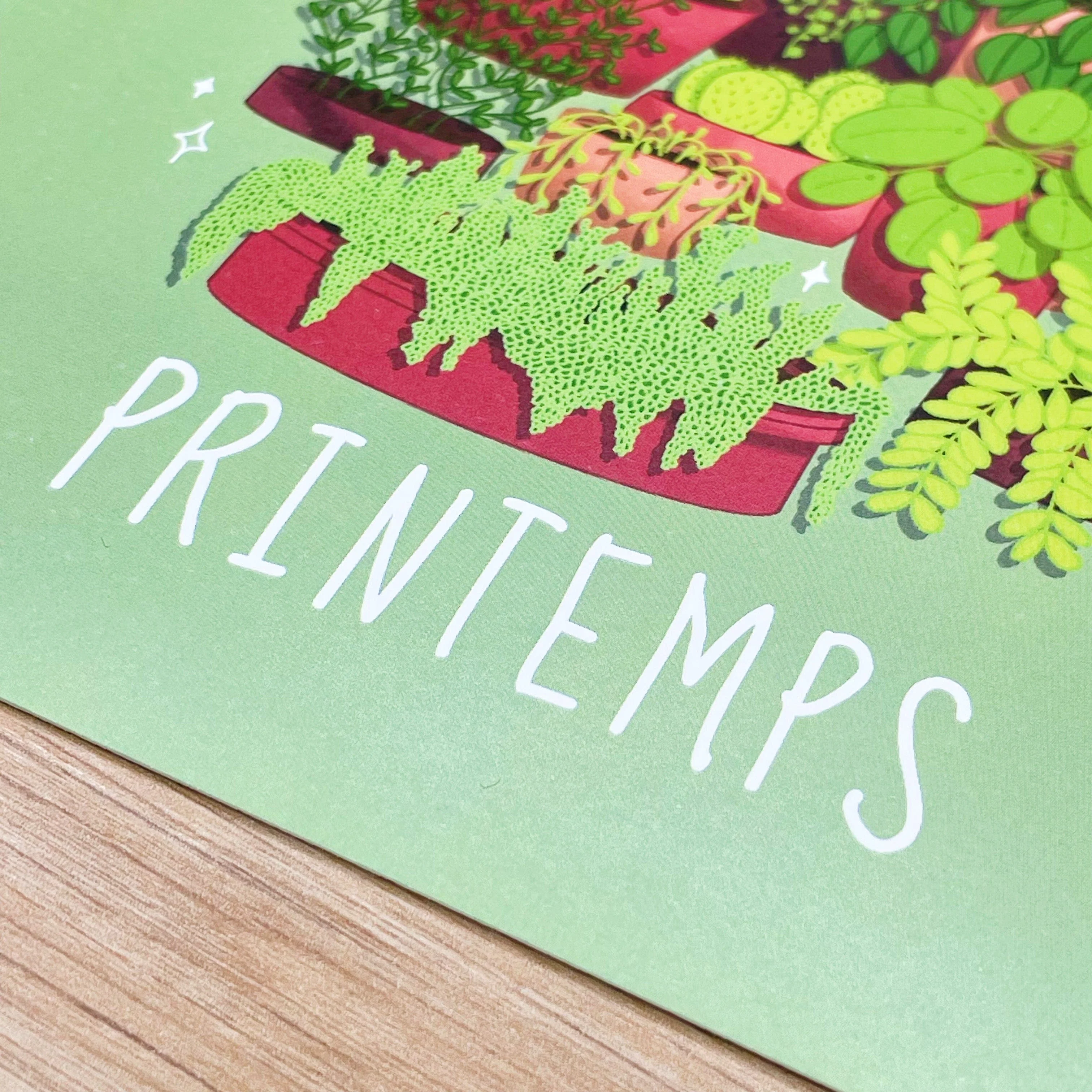 Illustration "Printemps" - Affiche A5 - Image 4