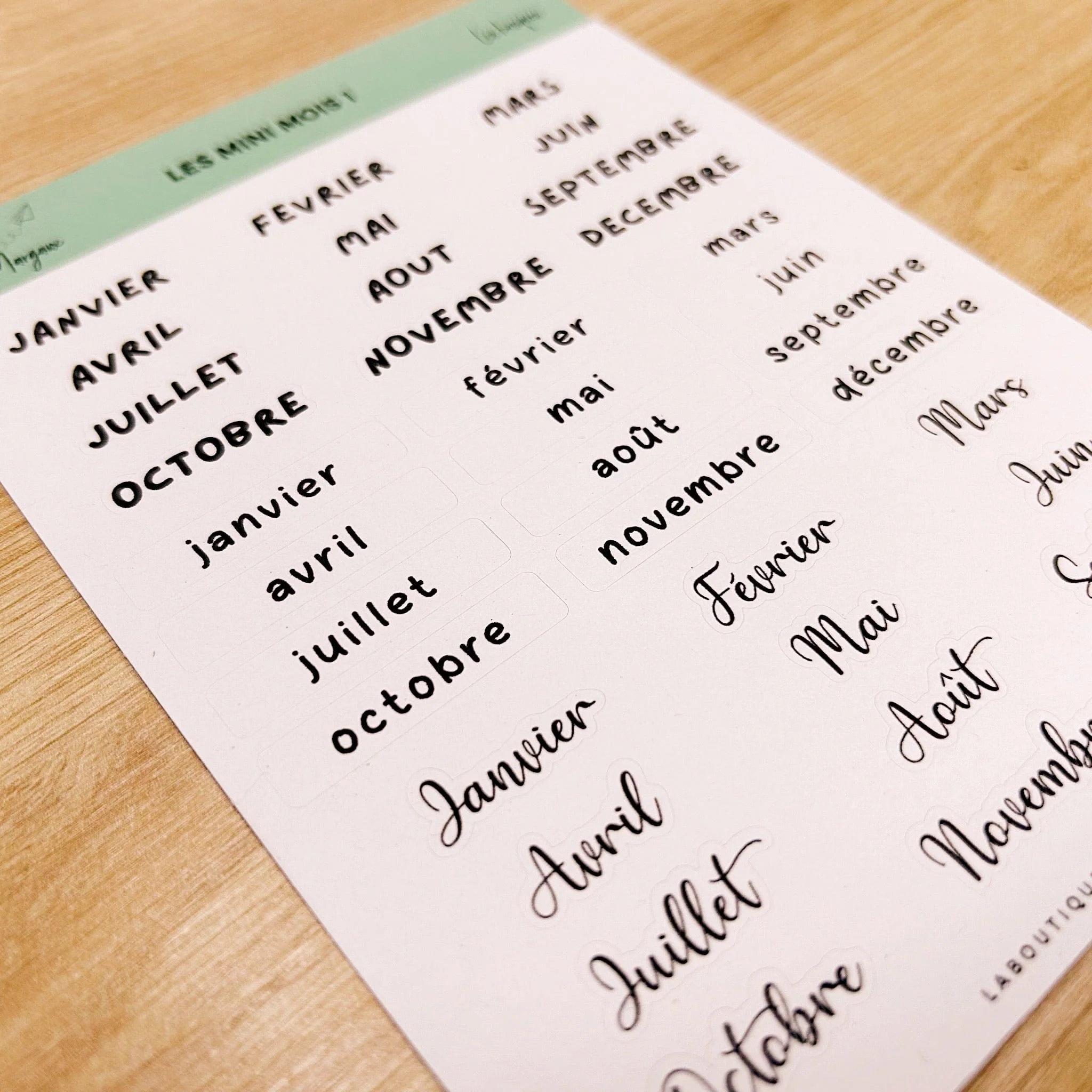 Les minis mois 1 - Stickers - Image 3
