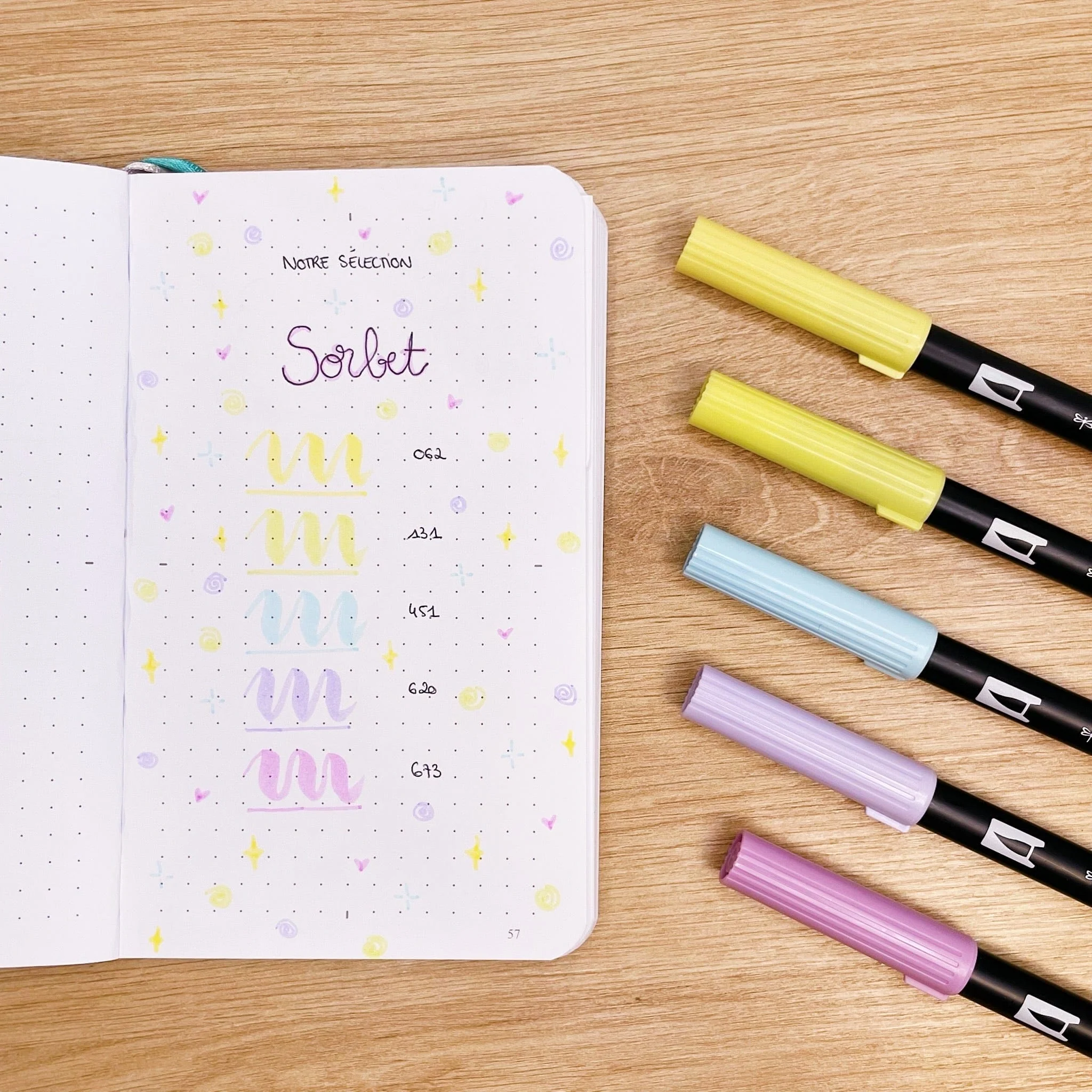Notre sélection "Sorbet TOMBOW" - Feutres pinceaux