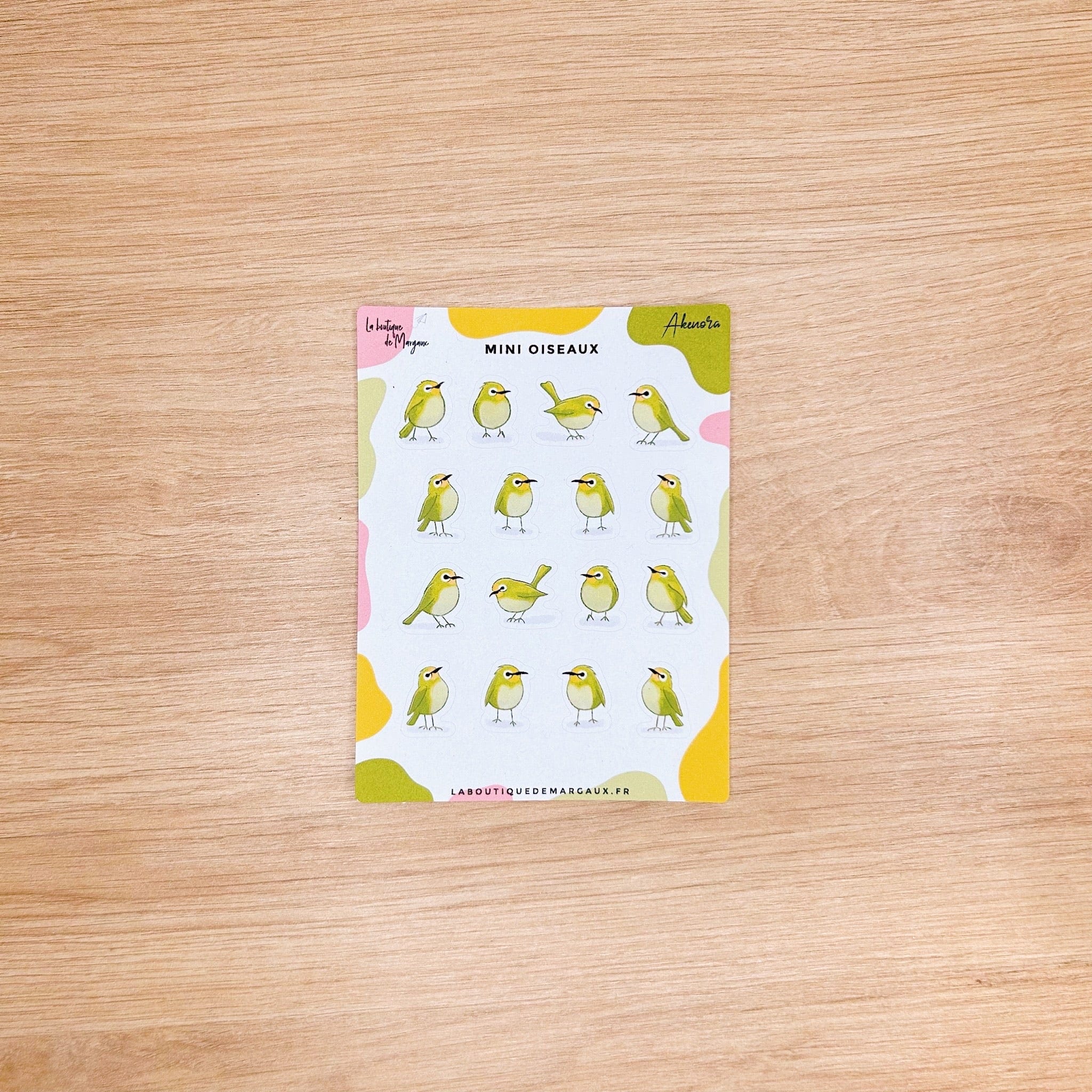 Oiseaux & Sakura  - Stickers C7 - Image 3