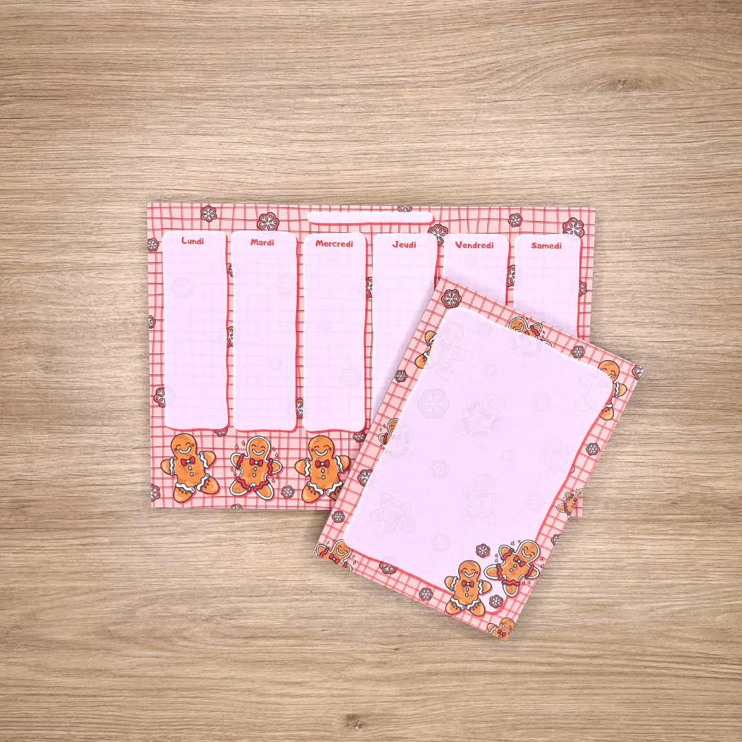 Pack "Lot de papeterie Biscuit + 1 carnet l'Organisé" - Image 3