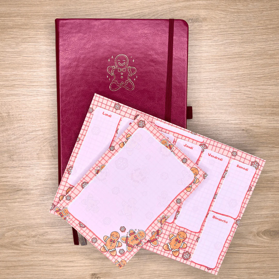 Pack "Lot de papeterie Biscuit + 1 carnet l'Organisé" - Image 4