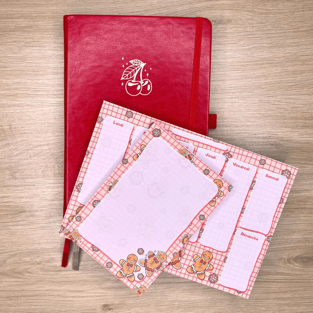Pack "Lot de papeterie Biscuit + 1 carnet l'Organisé" - Image 5