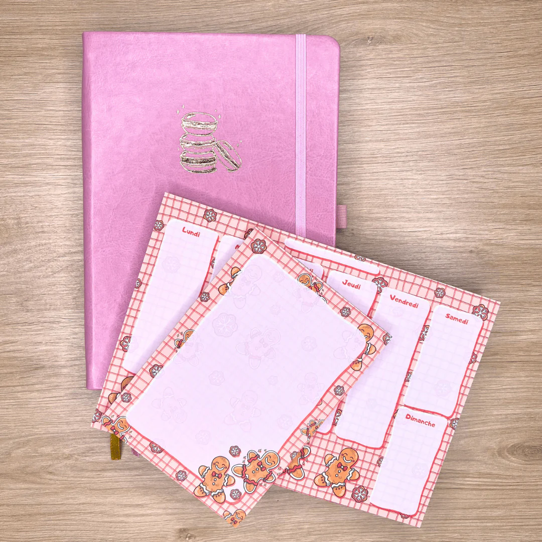 Pack "Lot de papeterie Biscuit + 1 carnet l'Organisé" - Image 6
