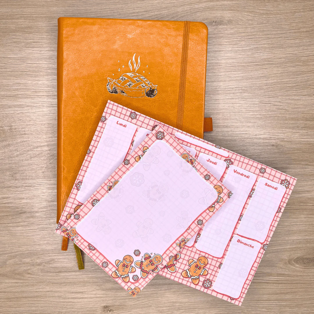 Pack "Lot de papeterie Biscuit + 1 carnet l'Organisé" - Image 7