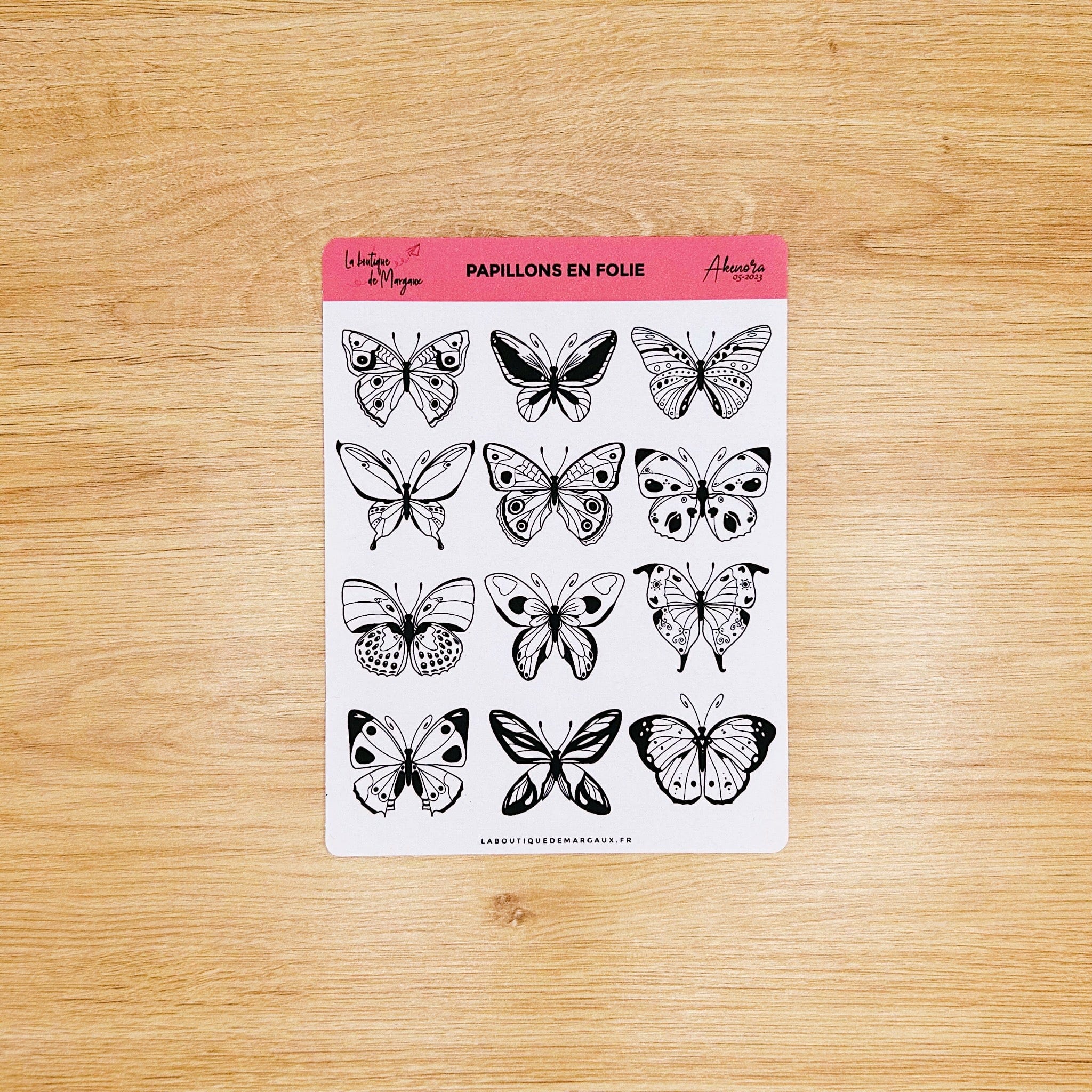 Papillons en folie - Stickers - Image 3