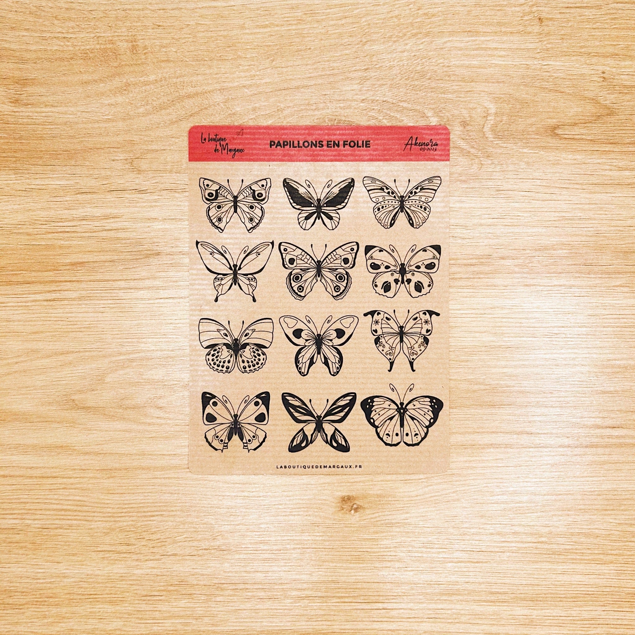 Papillons en folie - Stickers - Image 4