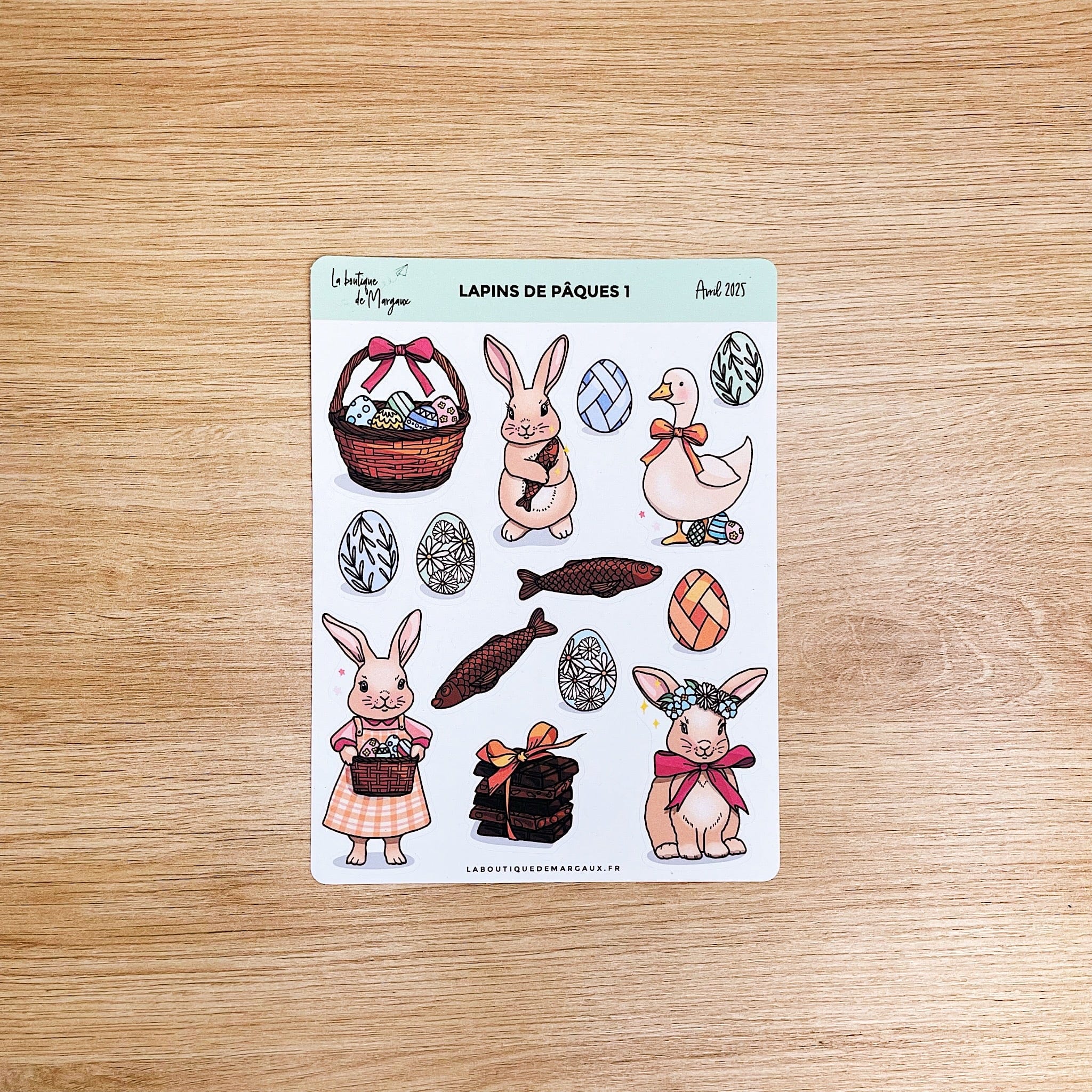 Lapins de Pâques 1 - Stickers