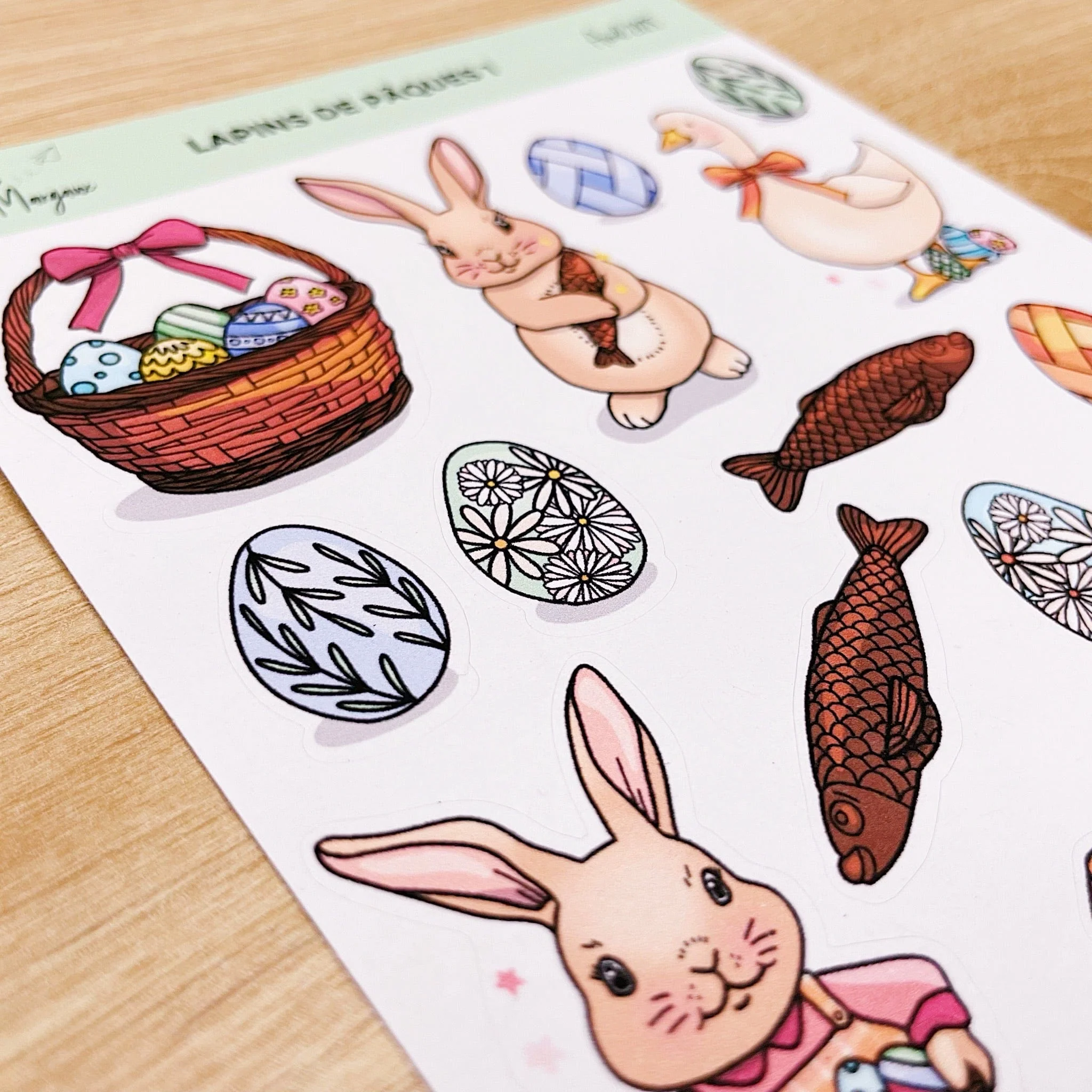 Lapins de Pâques 1 - Stickers - Image 2