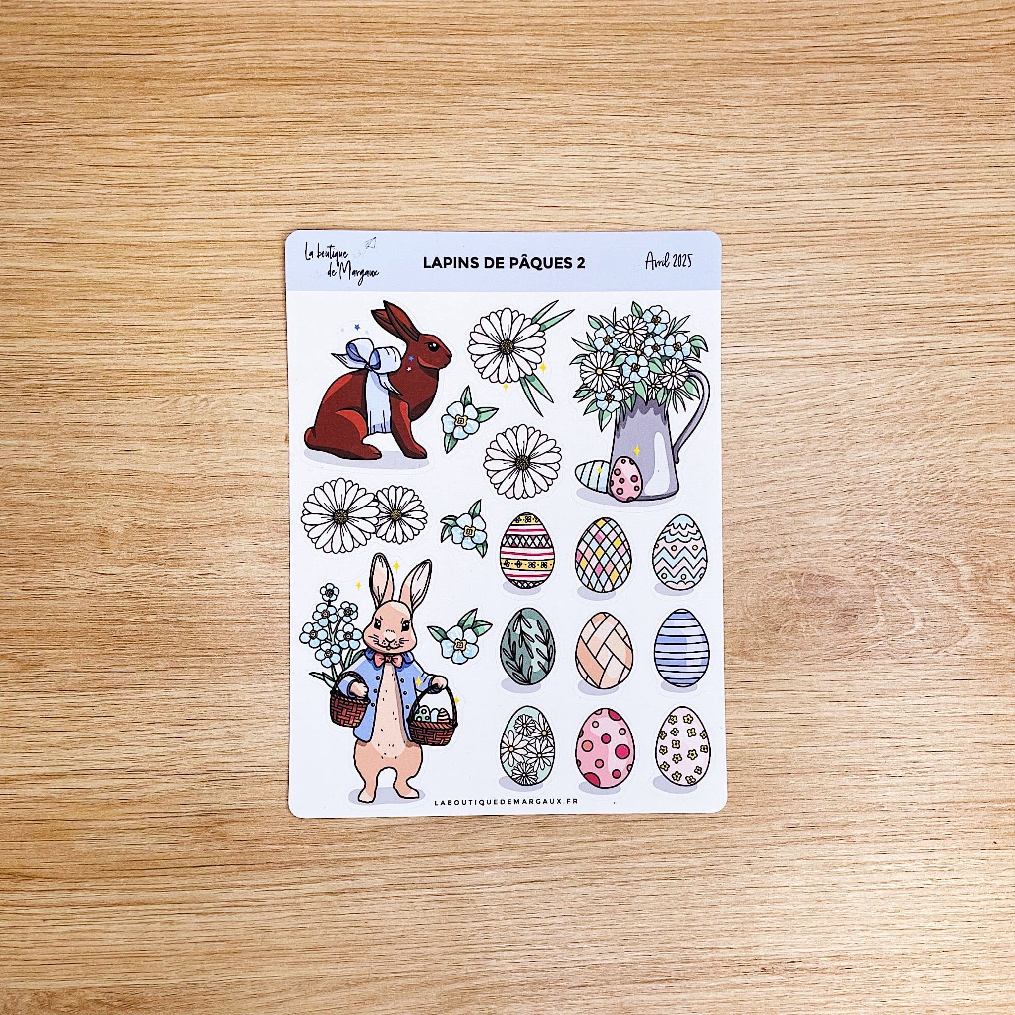 Lapins de Pâques 2- Stickers
