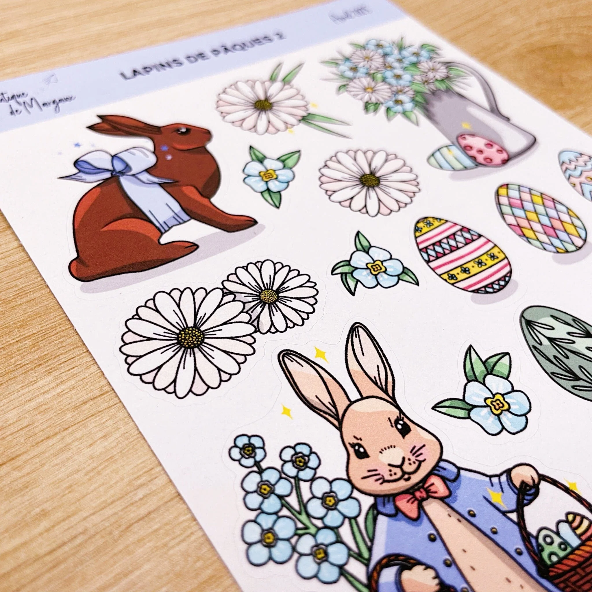 Lapins de Pâques 2- Stickers - Image 2