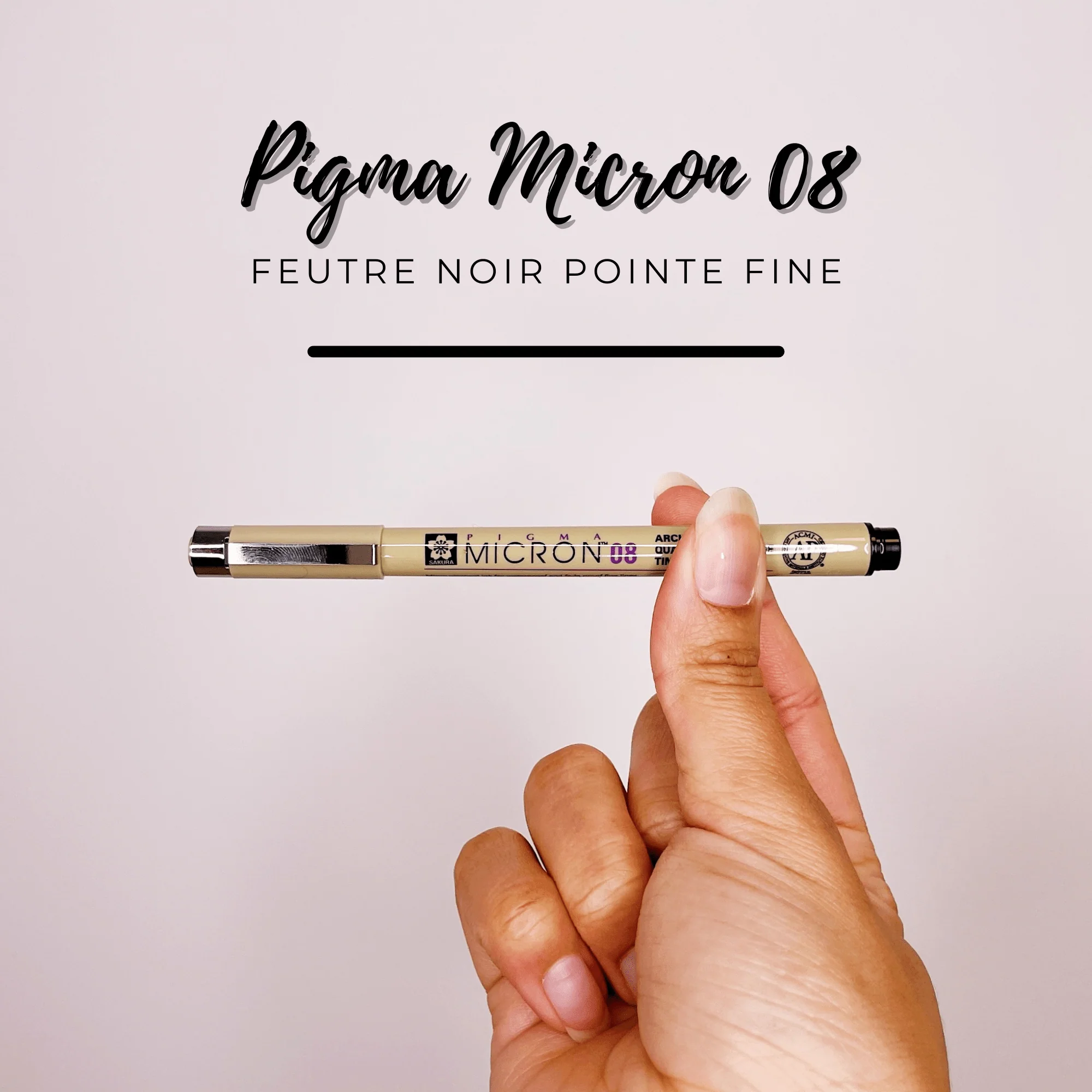 Pigma Micron pointe 08 de Sakura - Stylos
