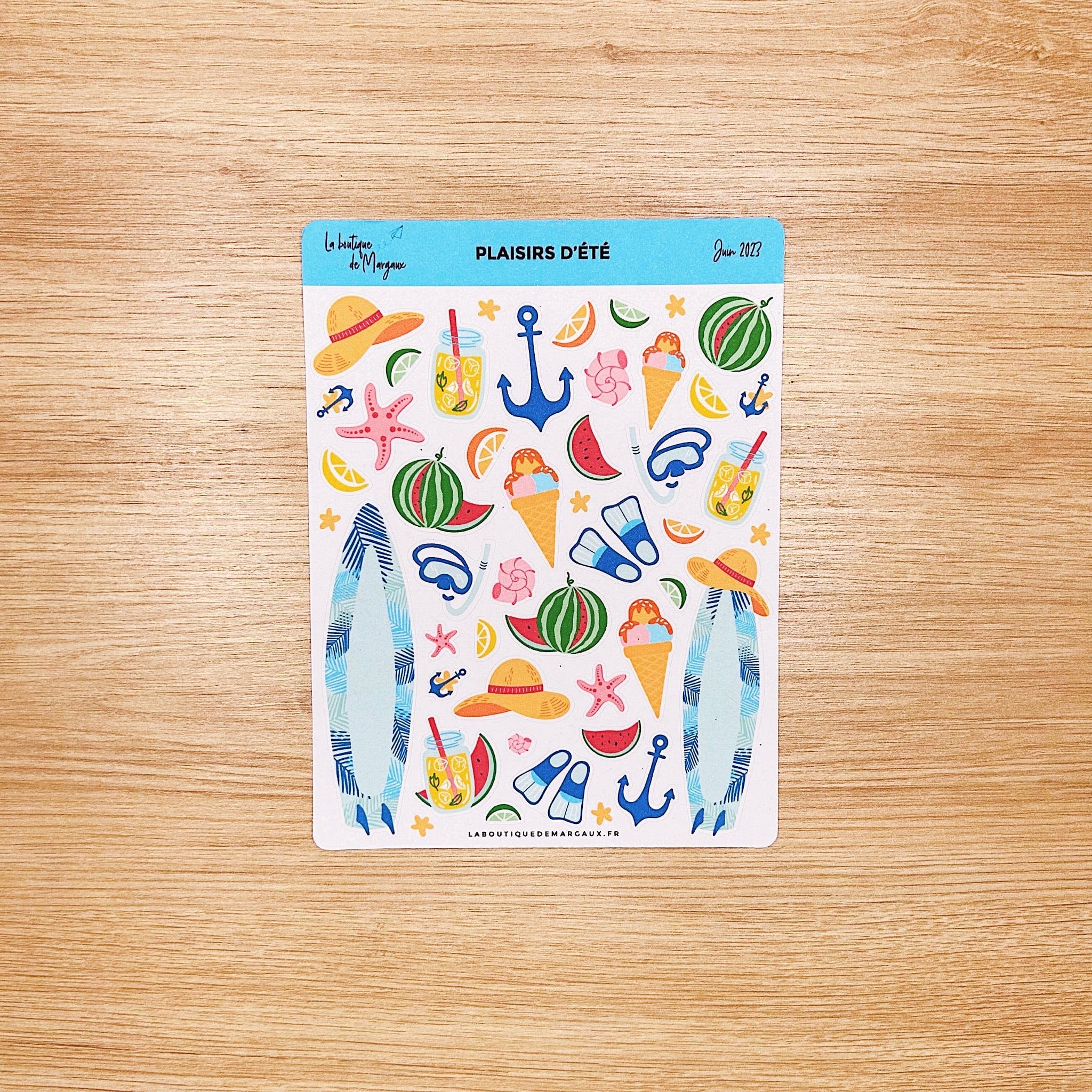 Plaisirs d'été - Stickers