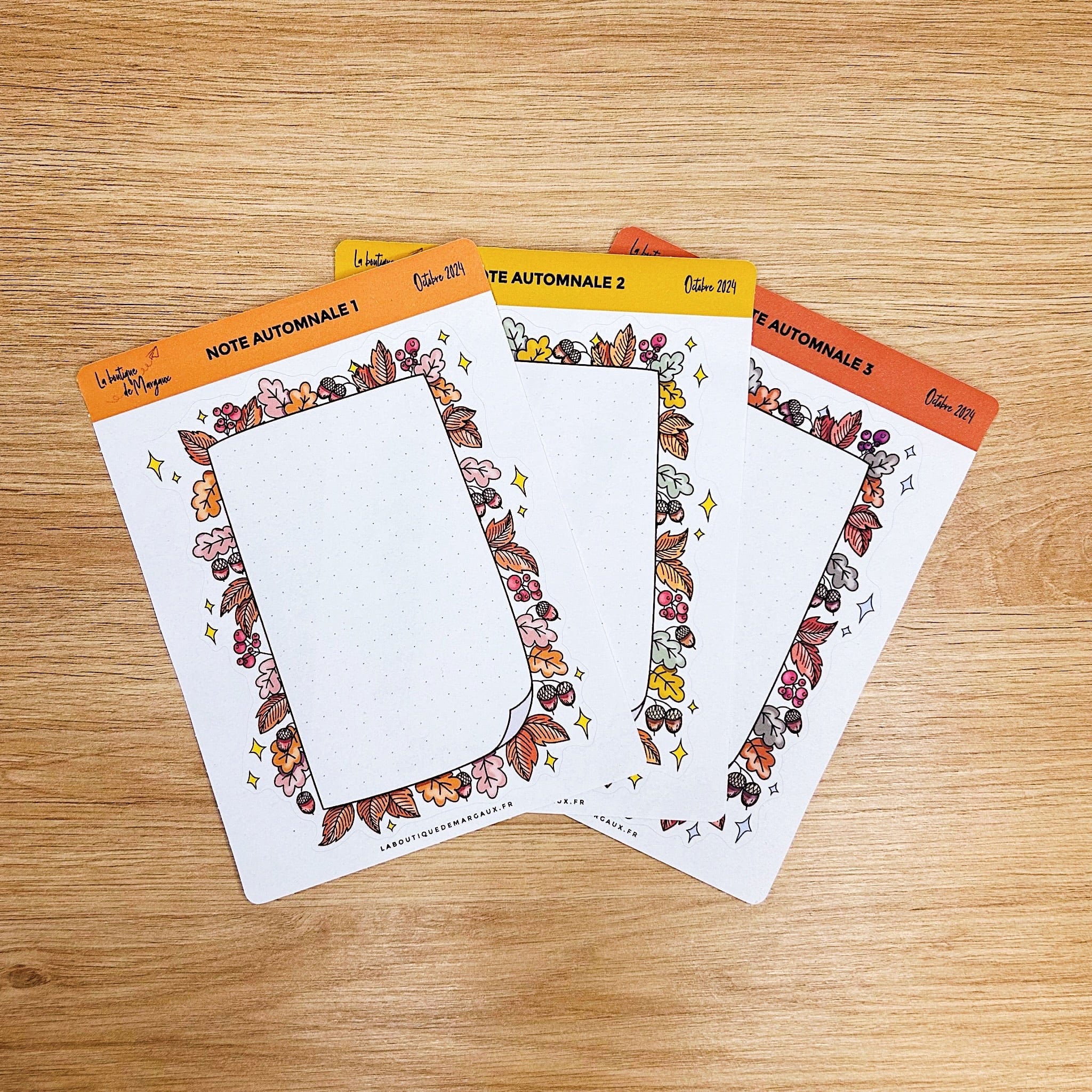 Note Automnale - Stickers