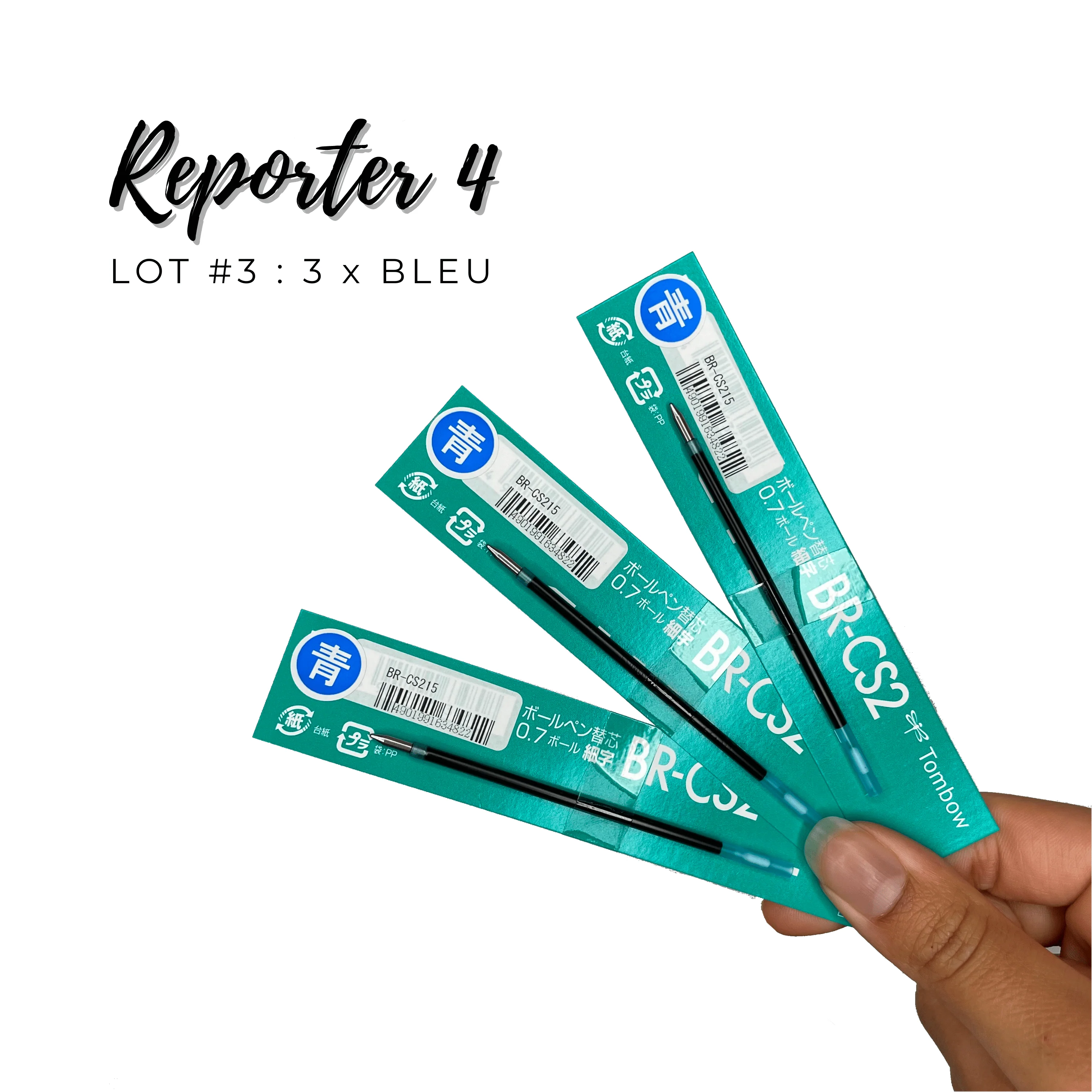 Recharges pour Reporter 4 de TOMBOW - Stylos - Image 4