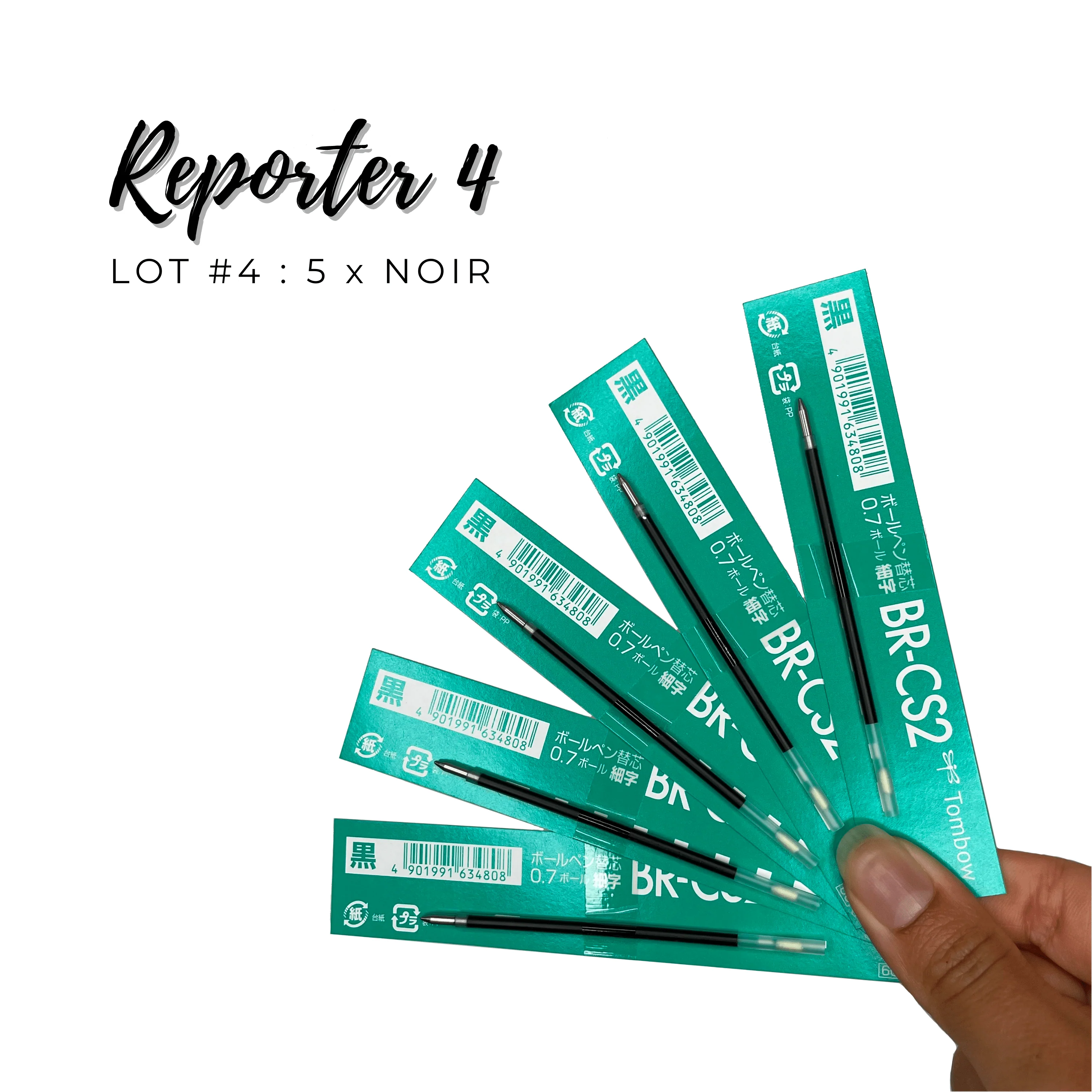 Recharges pour Reporter 4 de TOMBOW - Stylos - Image 5