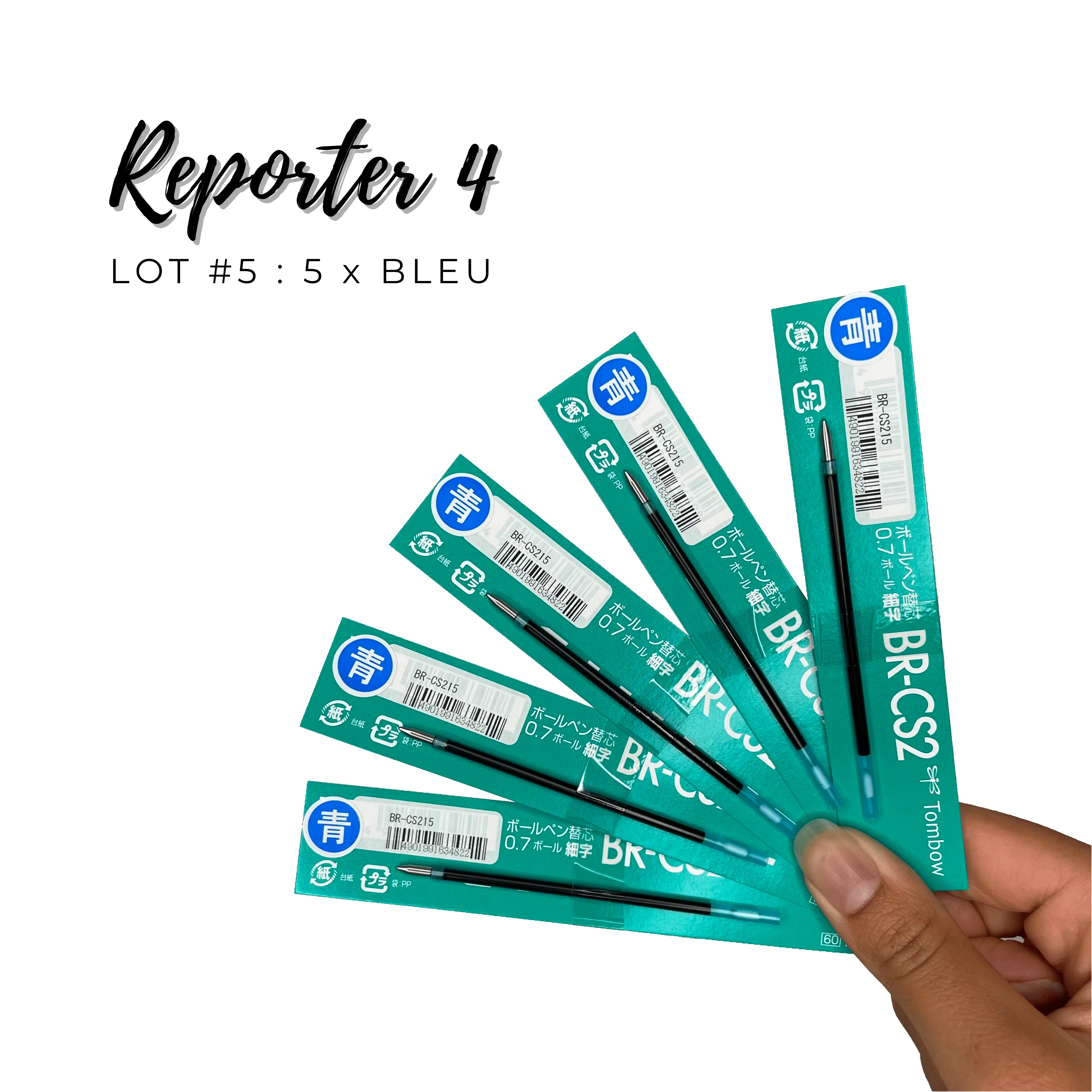Recharges pour Reporter 4 de TOMBOW - Stylos - Image 6