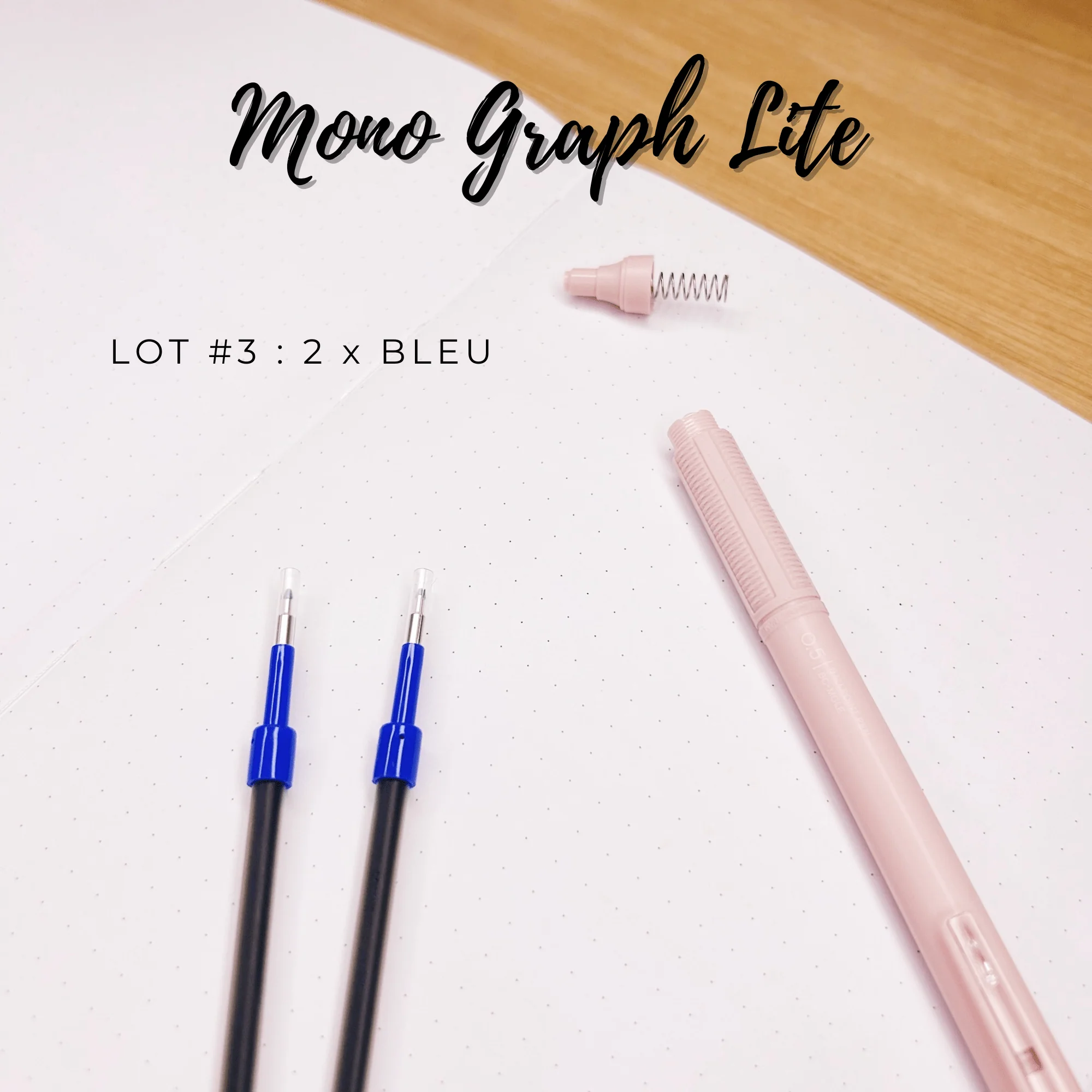 Recharges pour MONO graph Lite de TOMBOW - Stylos - Image 4