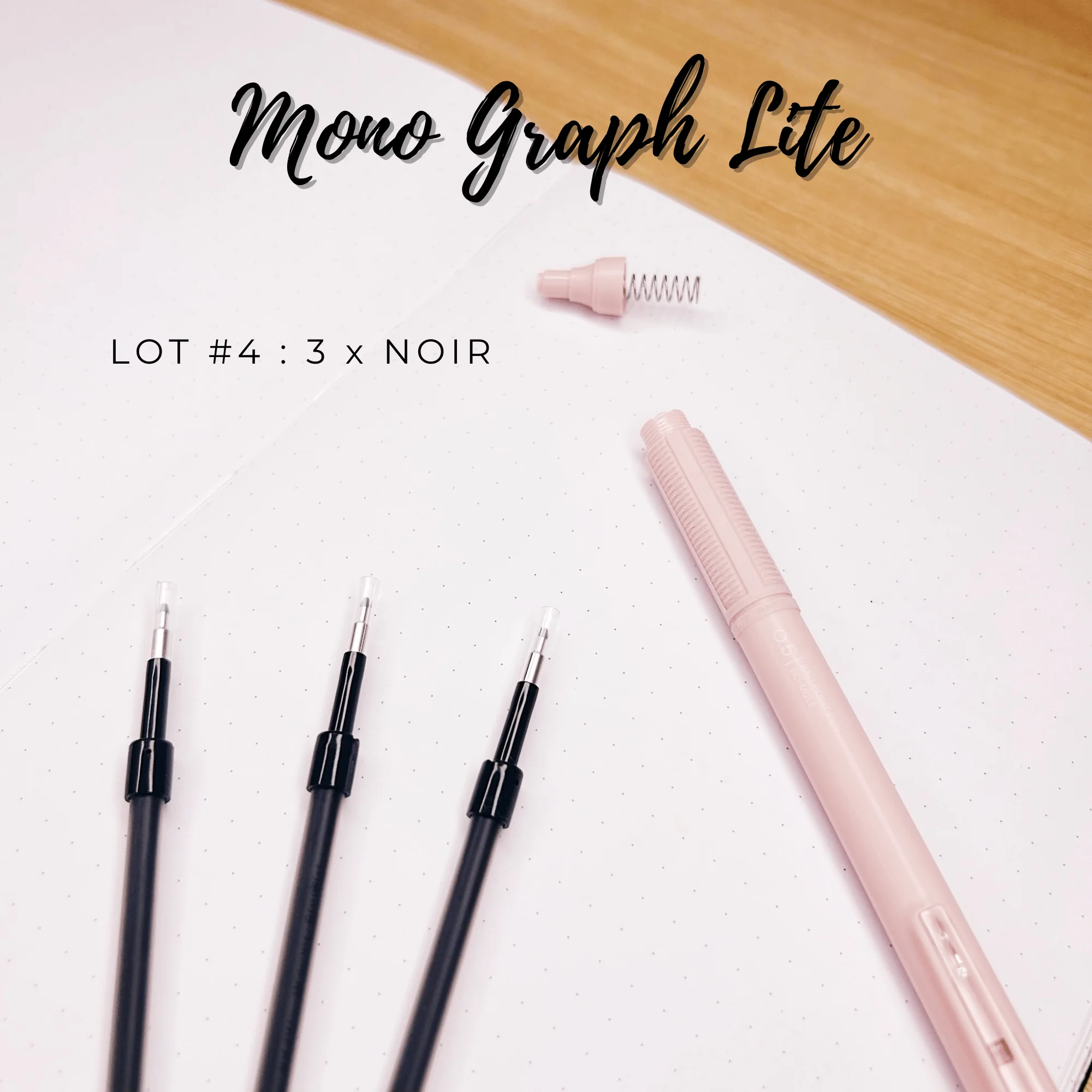 Recharges pour MONO graph Lite de TOMBOW - Stylos - Image 5