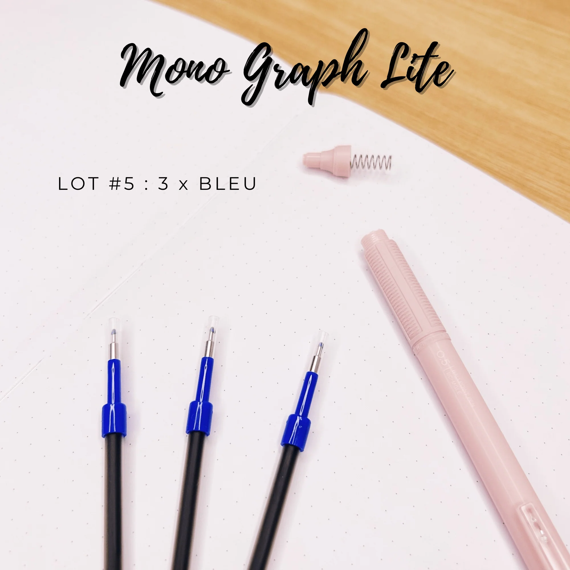 Recharges pour MONO graph Lite de TOMBOW - Stylos - Image 6