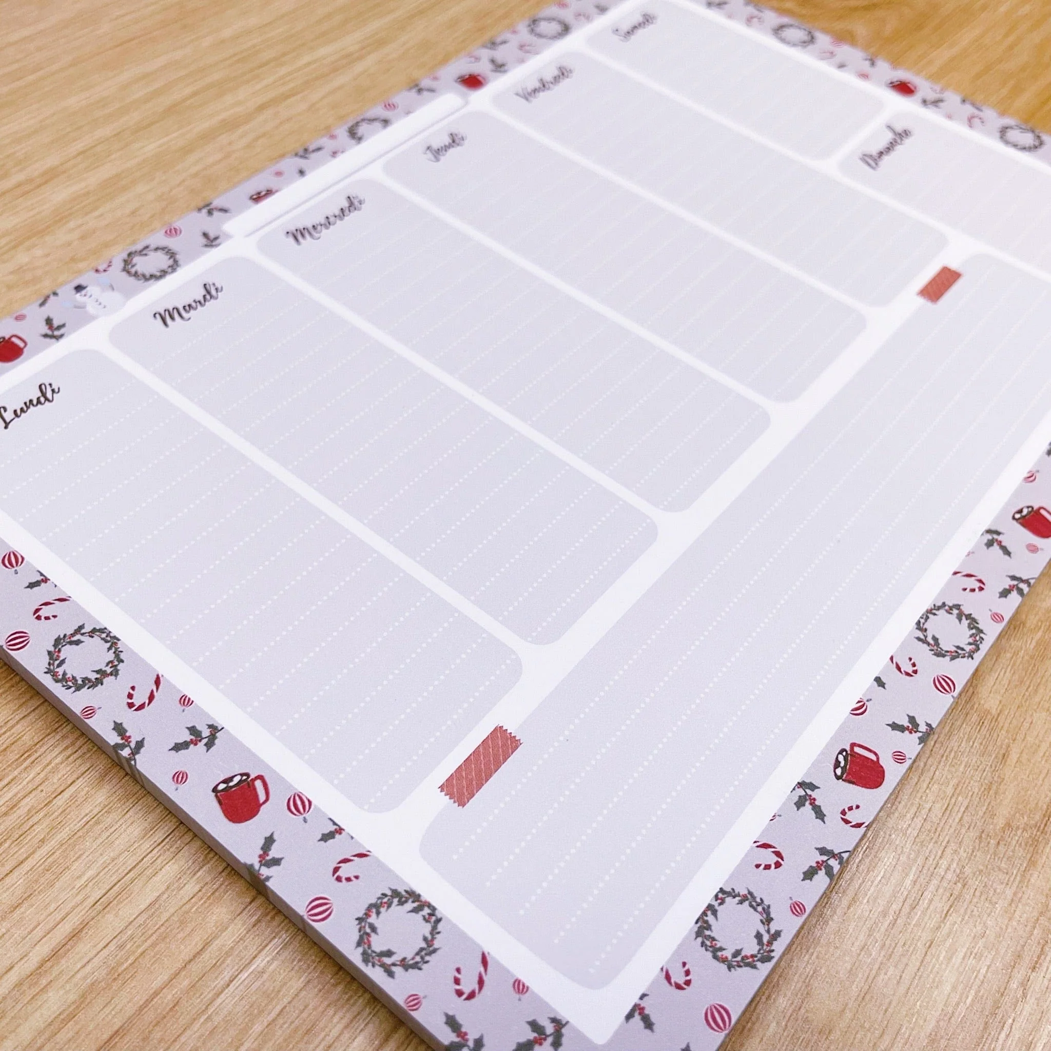 Semainier "Hiver" - Bloc-notes A5 - Image 2