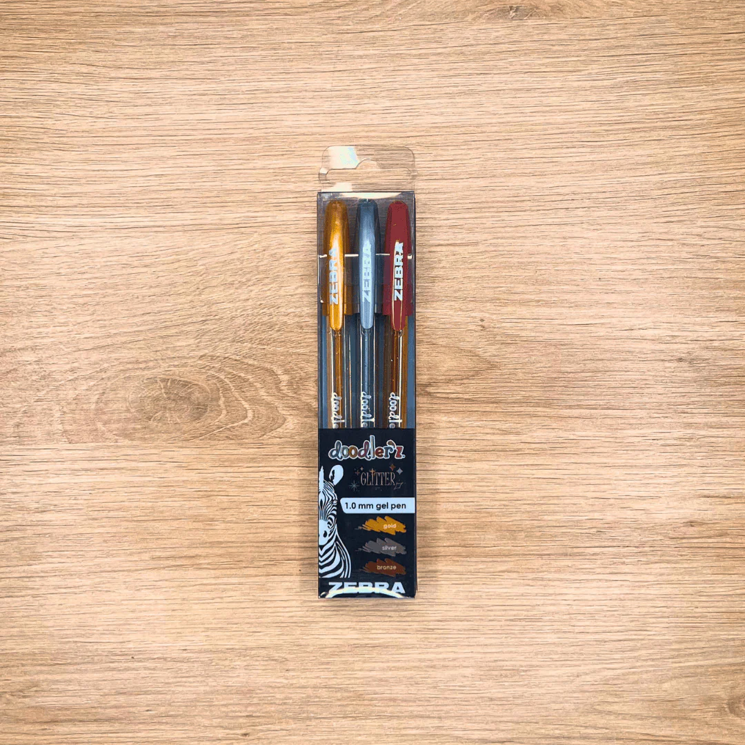 Set "Doodler'z Glitter" de Zebra - Stylos - Image 3