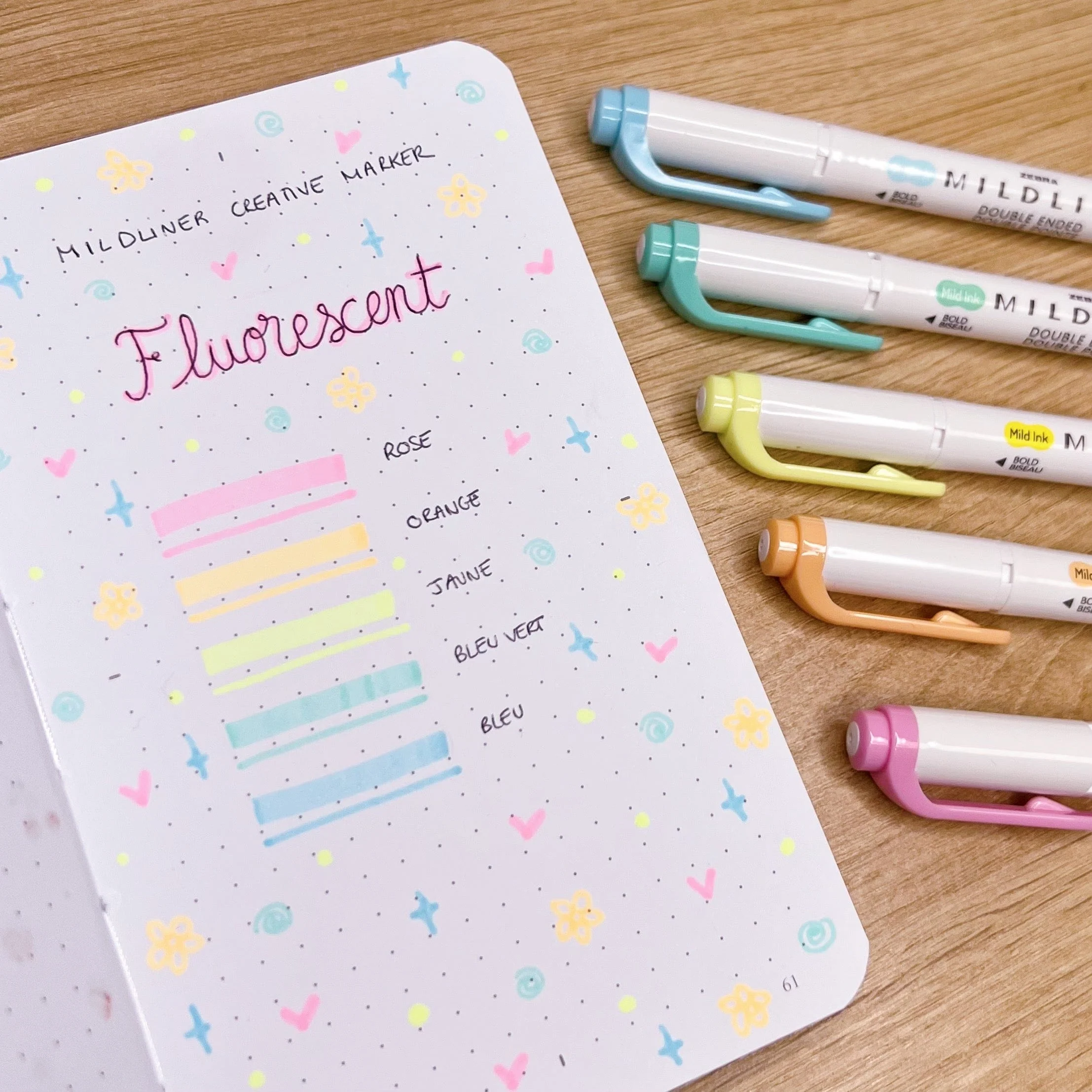 Set "Fluorescent" de ZEBRA - Surligneurs - Image 2
