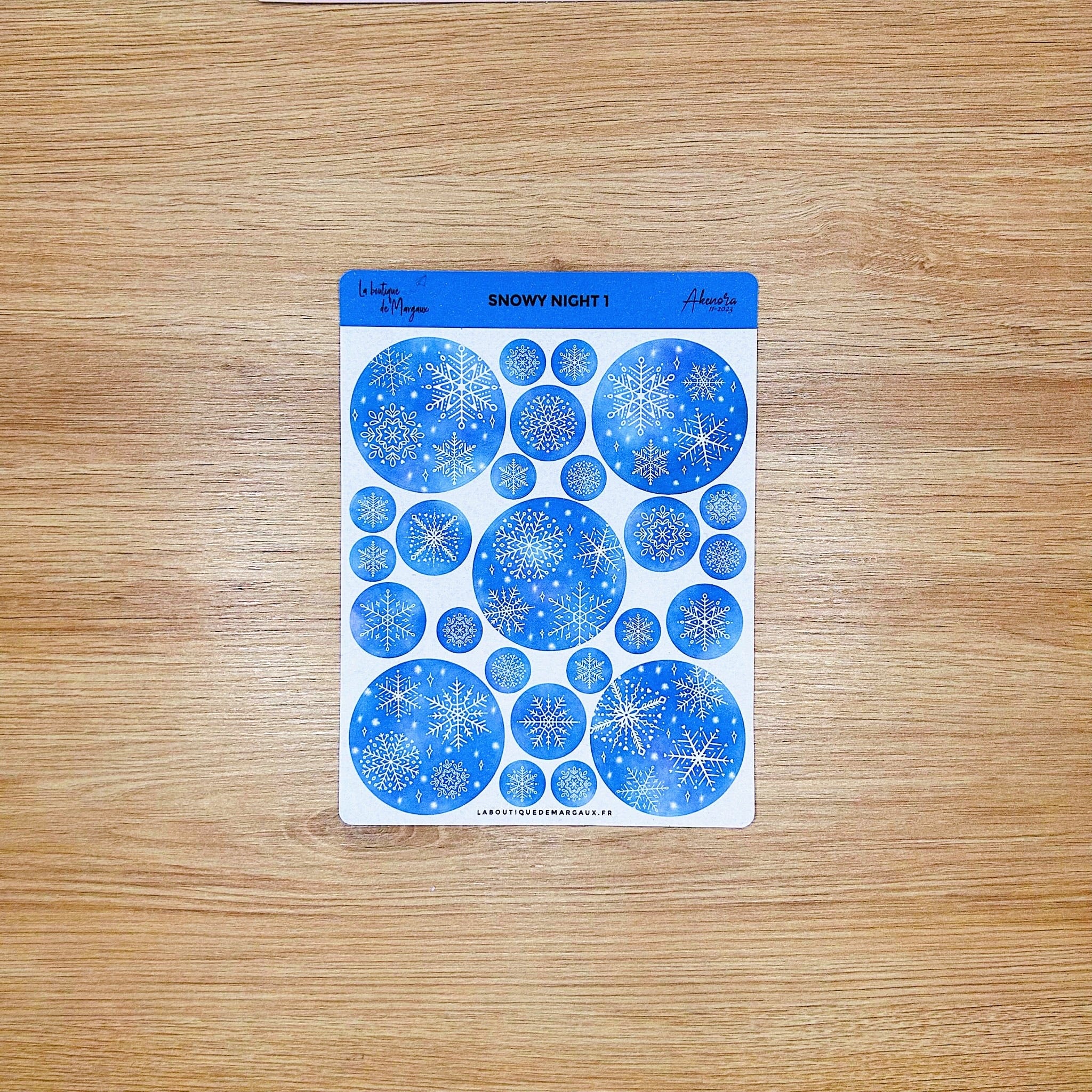 Snowy night - Stickers - Image 3