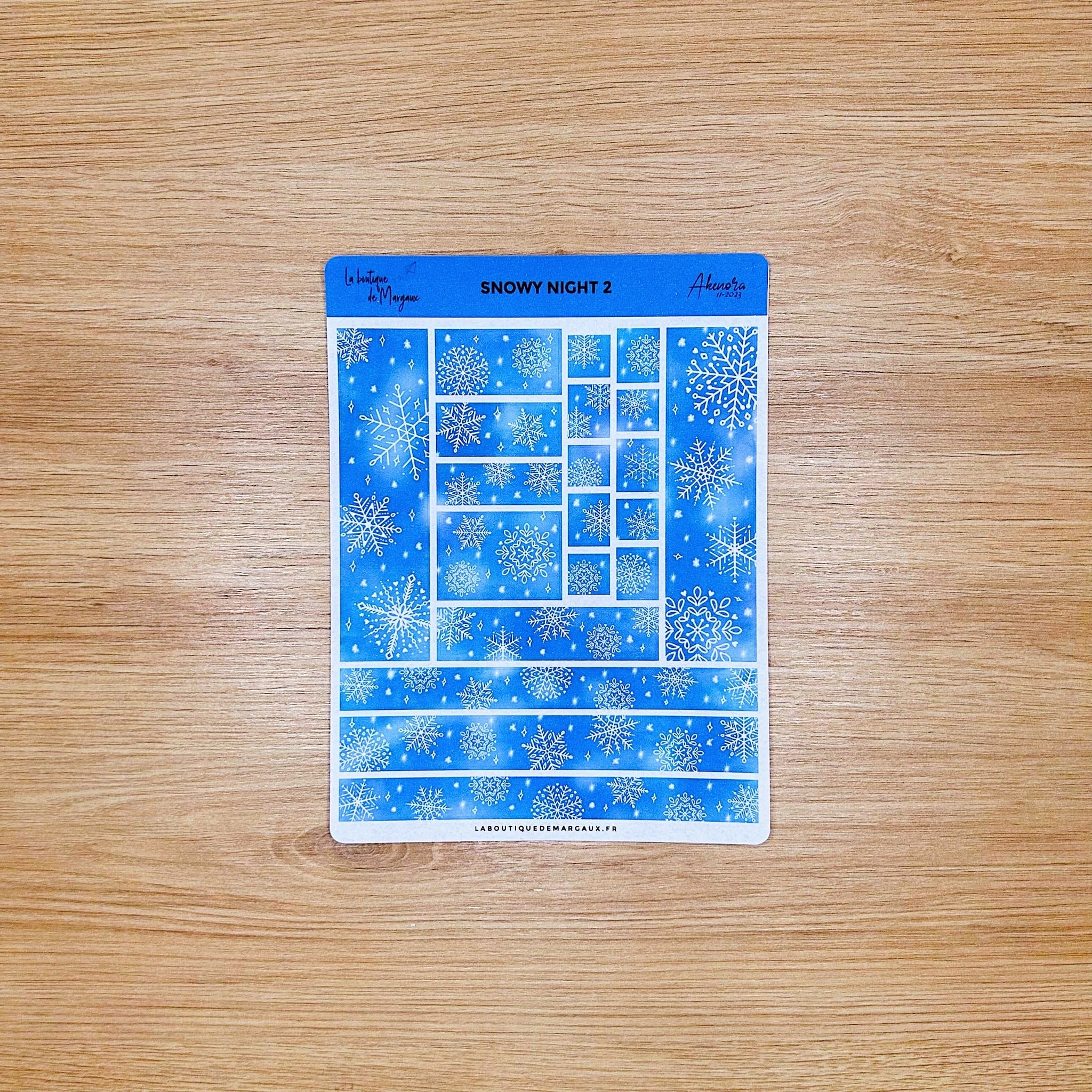 Snowy night - Stickers - Image 4
