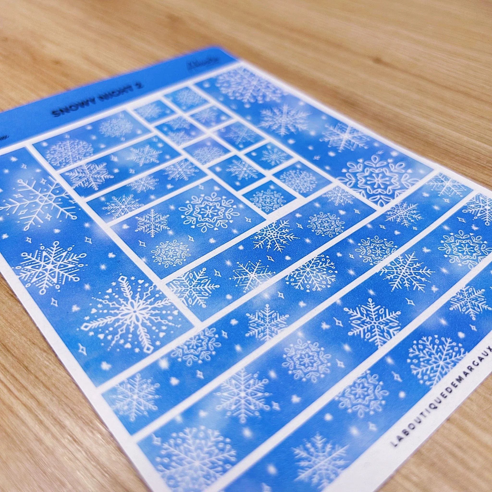 Snowy night - Stickers - Image 5