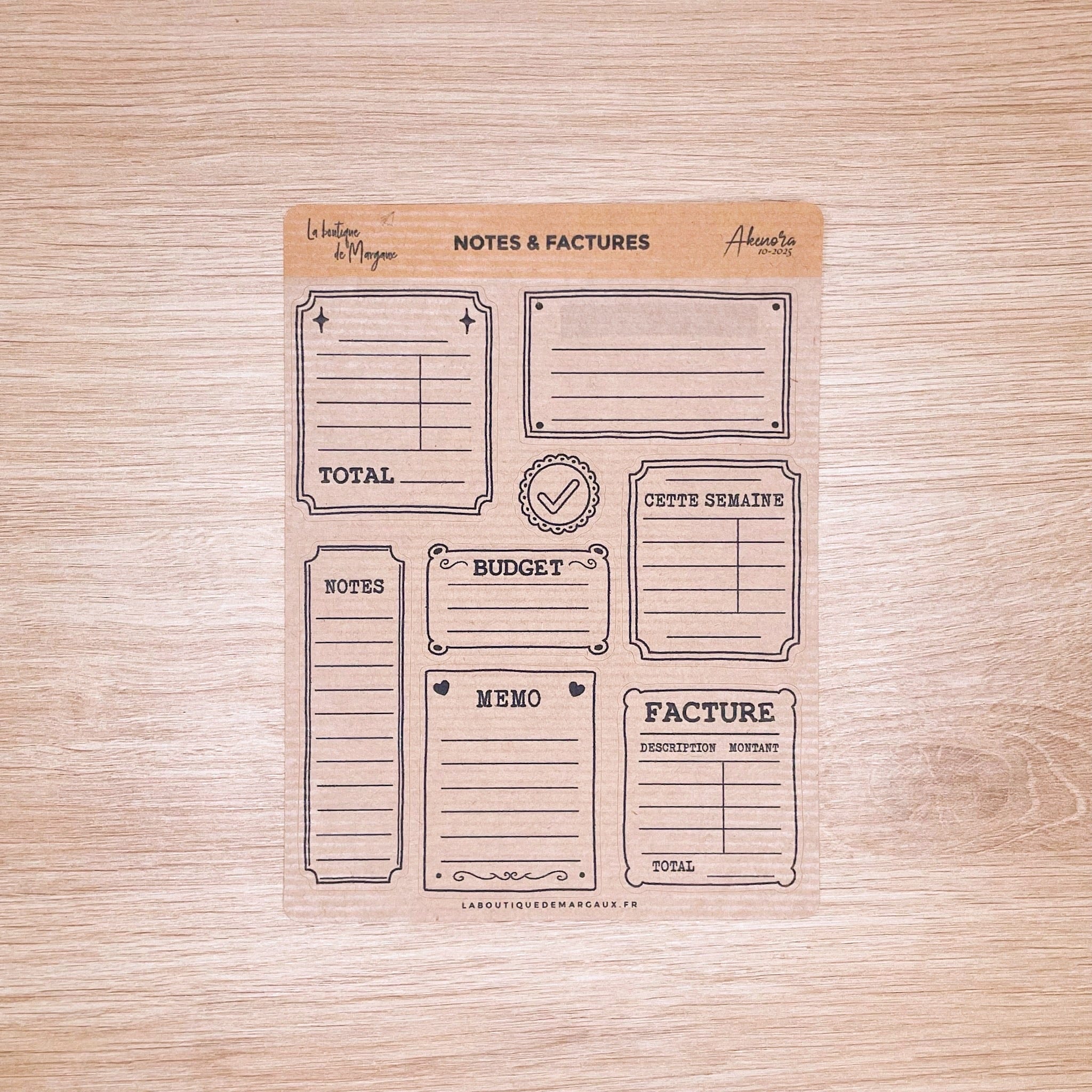 Notes & factures - Stickers - Image 3