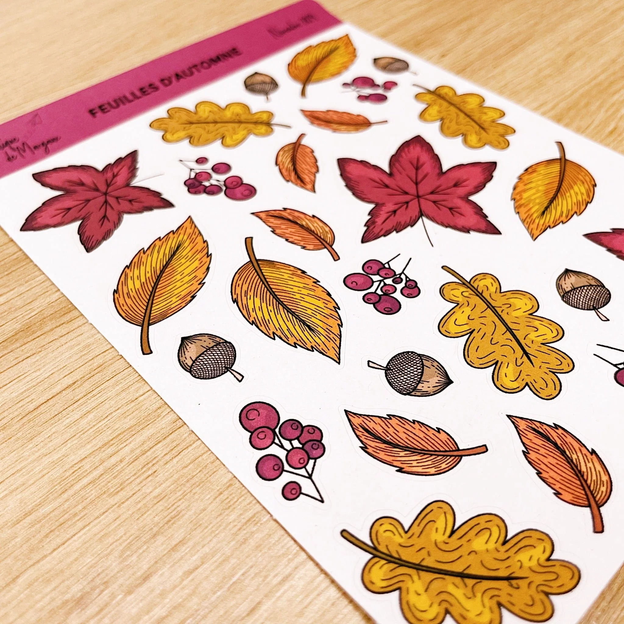 Feuilles d’automne - Stickers - Image 2
