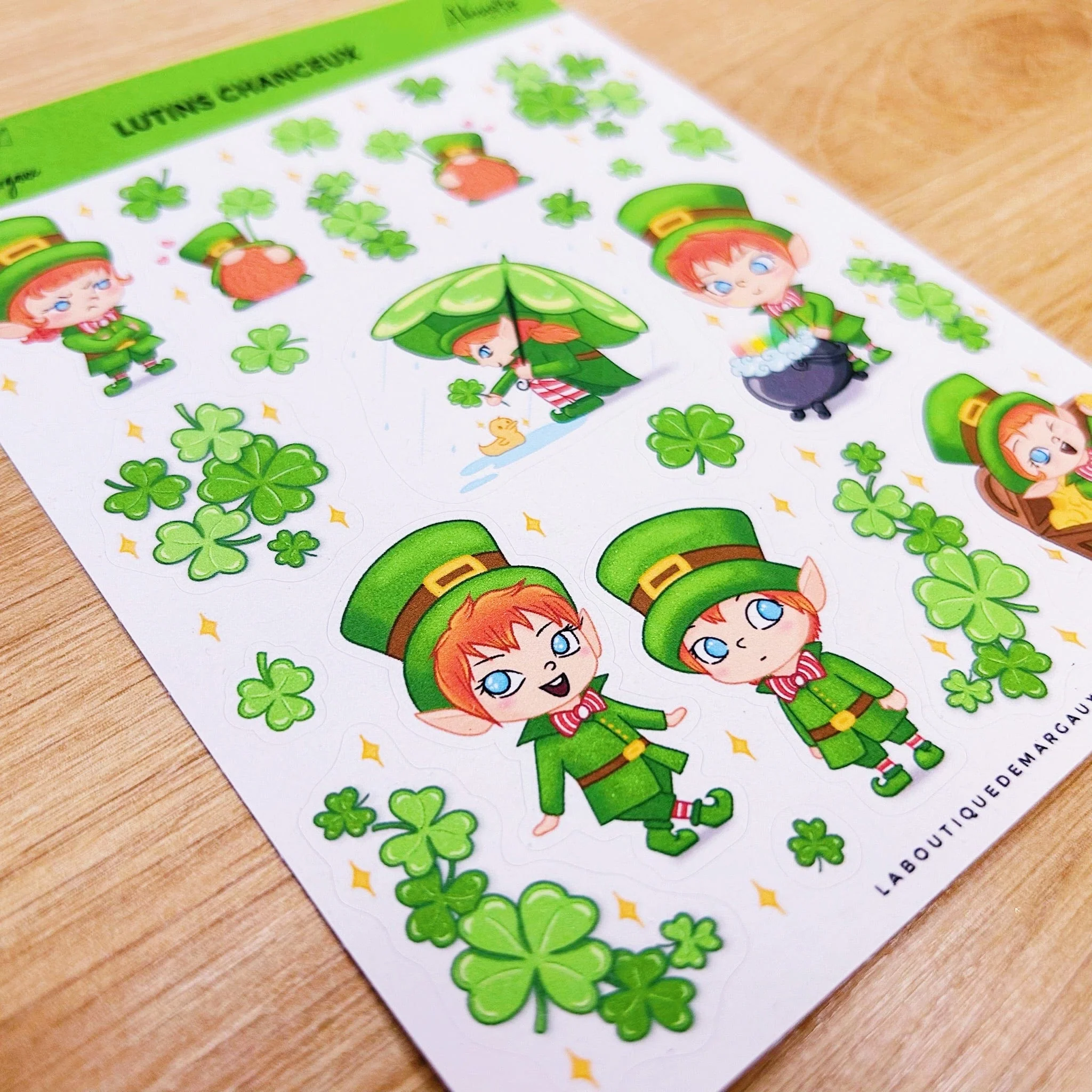 Lutins chanceux - Stickers - Image 2