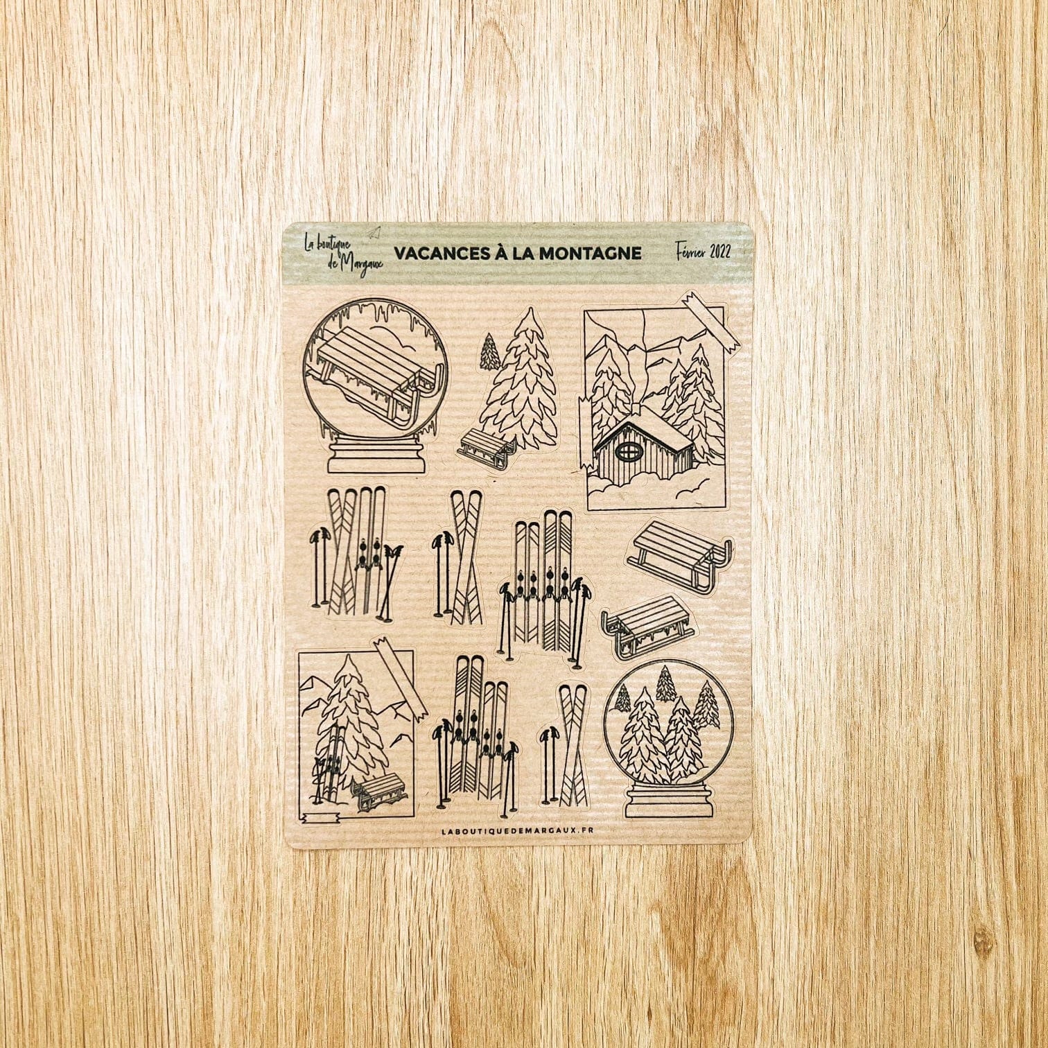 Vacances à la montagne - Stickers - Image 3