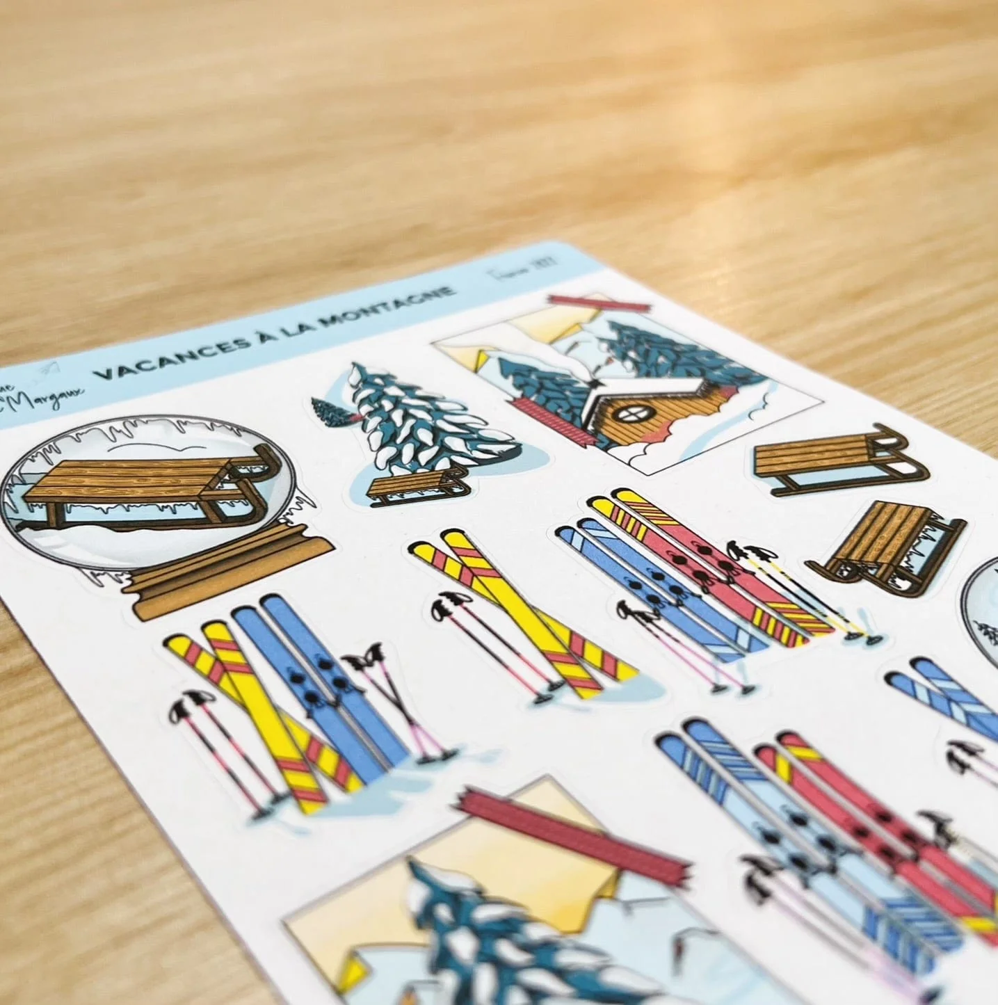Vacances à la montagne - Stickers - Image 4